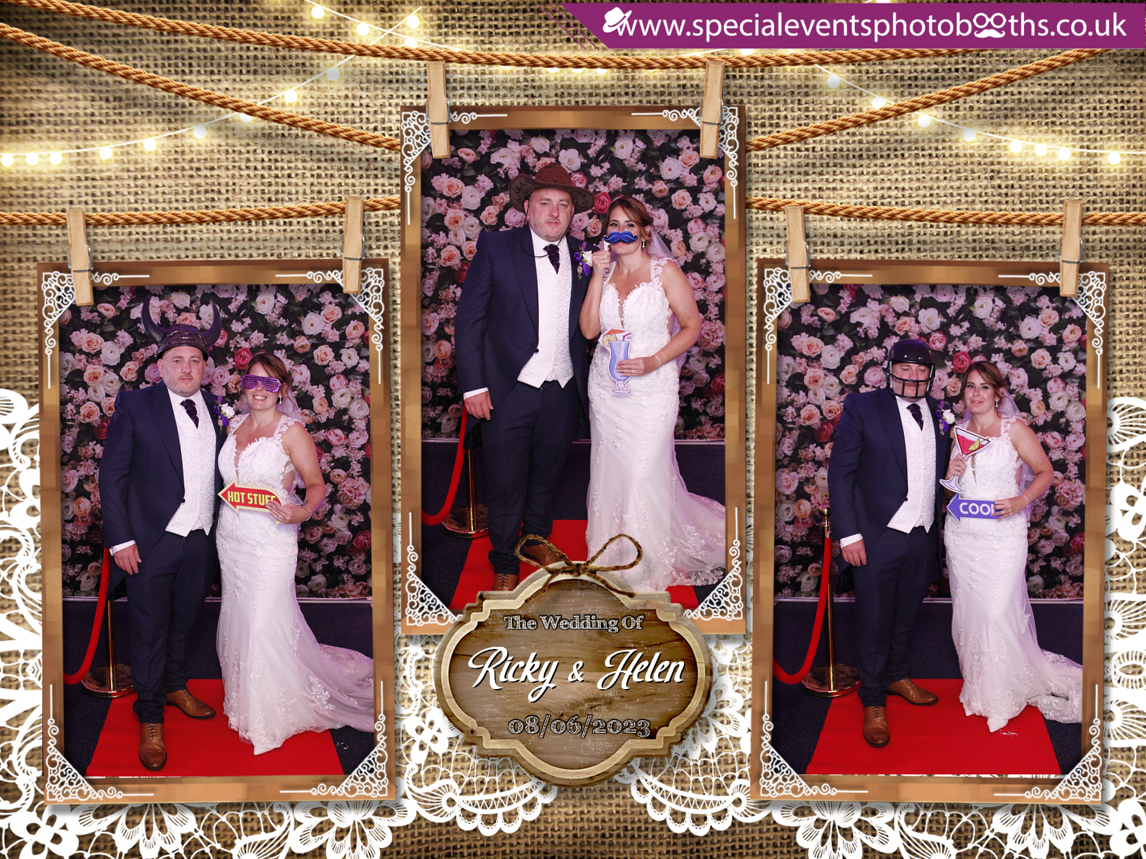 Ricky & Helen's Wedding | View more photos from the event at my.specialeventsphotobooths.co.uk/u/SpecialEventsPhotoBooths/Ricky-Helens-Wedding