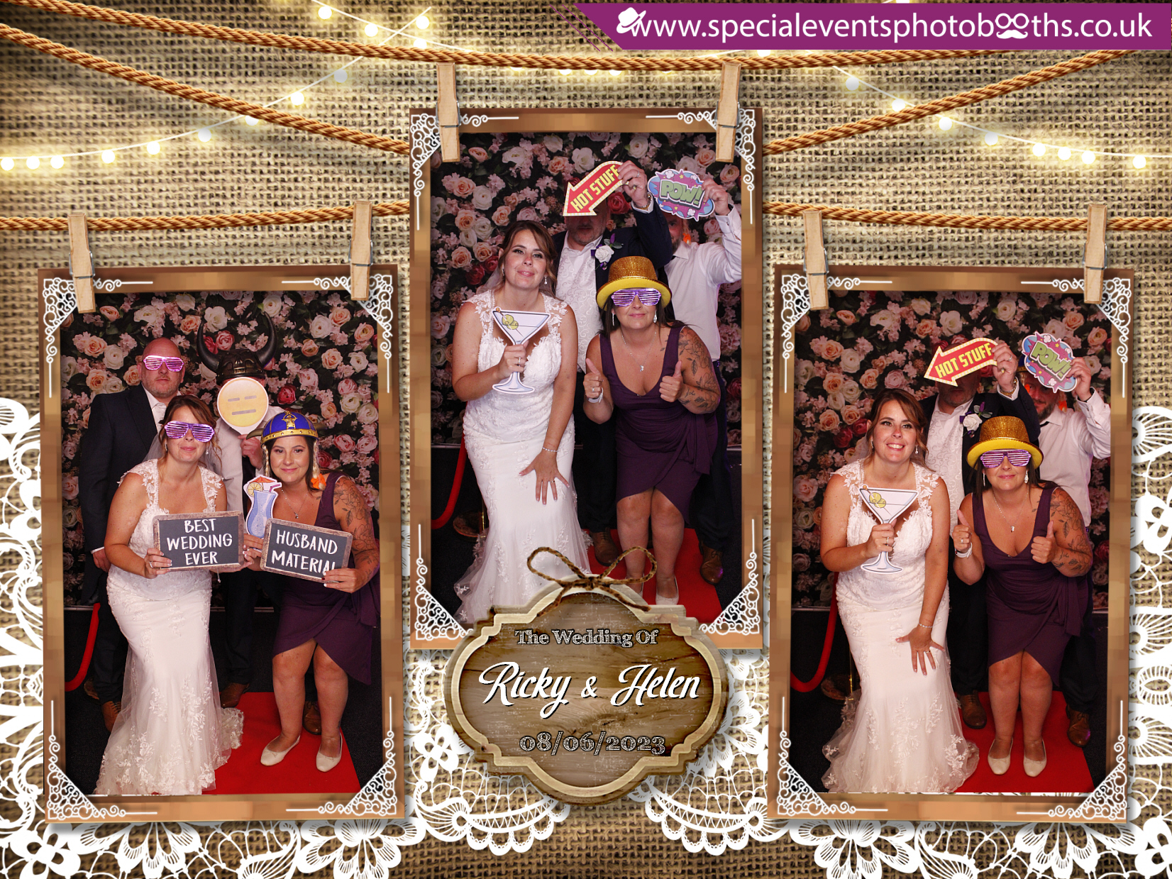 Ricky & Helen's Wedding | View more photos from the event at my.specialeventsphotobooths.co.uk/u/SpecialEventsPhotoBooths/Ricky-Helens-Wedding