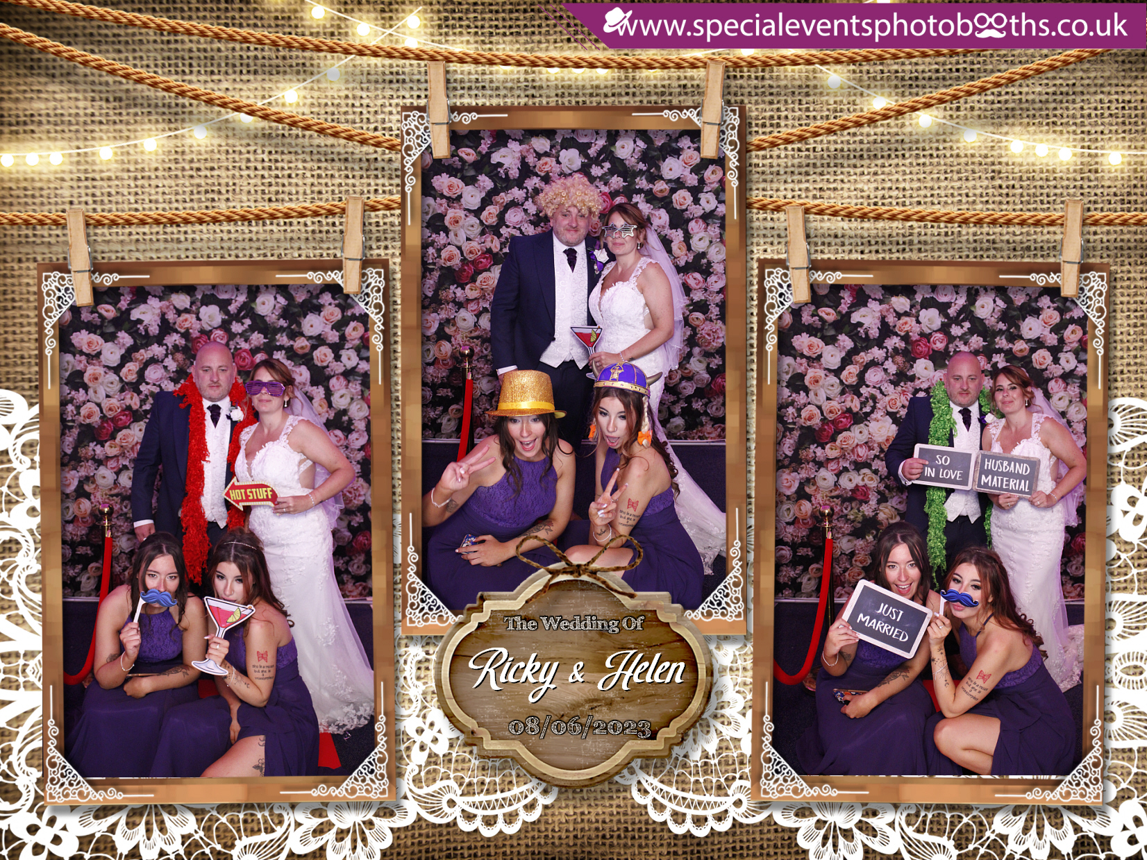 Ricky & Helen's Wedding | View more photos from the event at my.specialeventsphotobooths.co.uk/u/SpecialEventsPhotoBooths/Ricky-Helens-Wedding