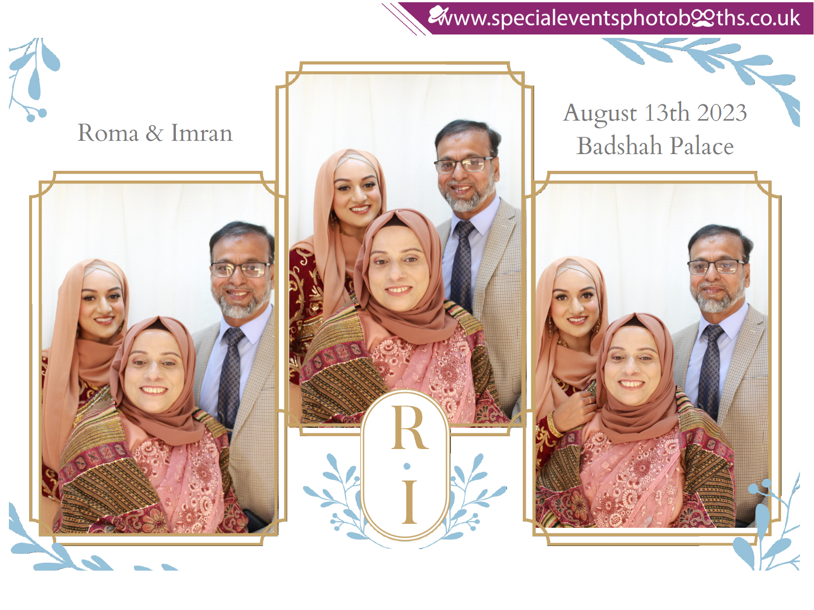 Roma & Imran's Wedding | View more photos from the event at my.specialeventsphotobooths.co.uk/u/SpecialEventsPhotoBooths/Roma-Imrans-Wedding