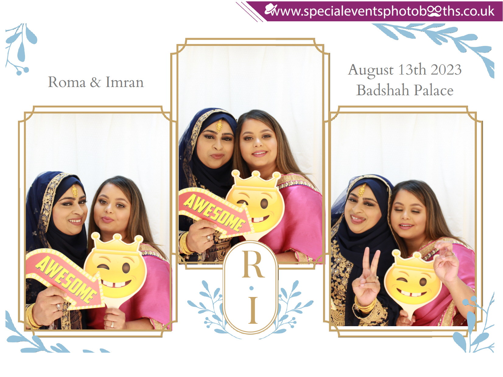Roma & Imran's Wedding | View more photos from the event at my.specialeventsphotobooths.co.uk/u/SpecialEventsPhotoBooths/Roma-Imrans-Wedding