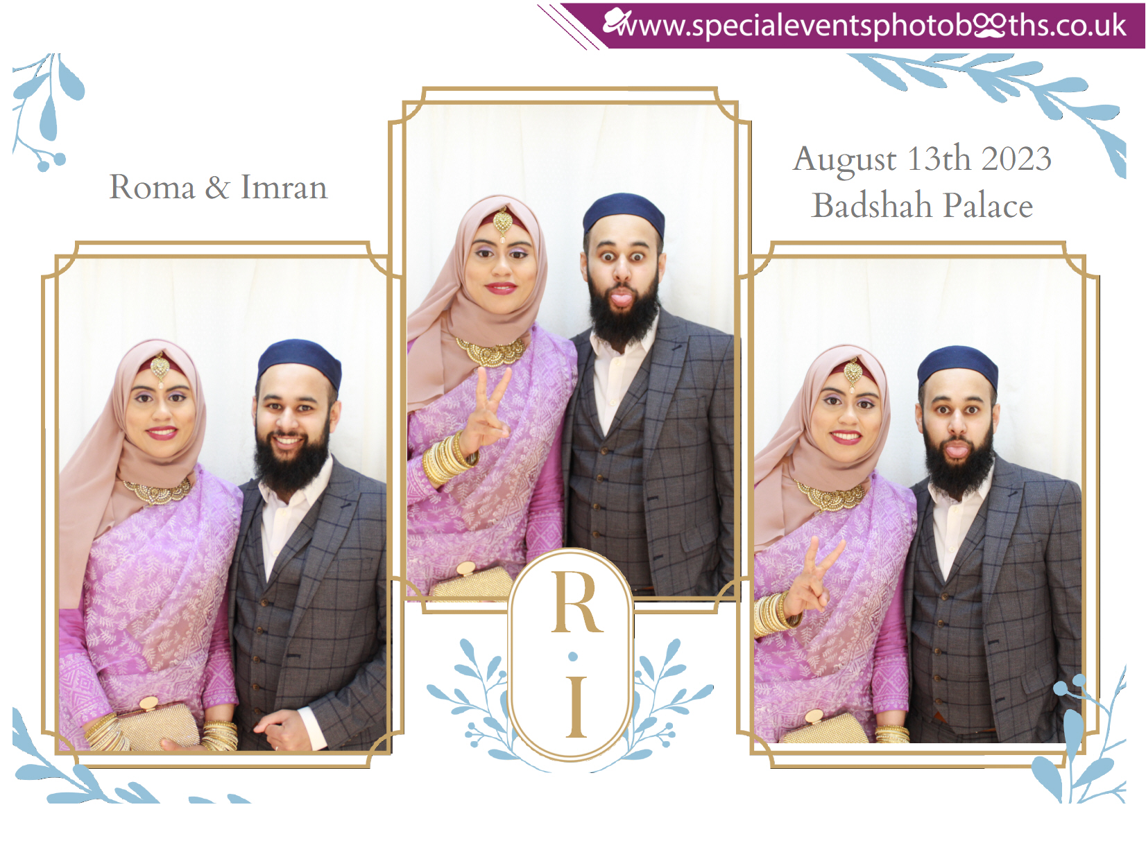 Roma & Imran's Wedding | View more photos from the event at my.specialeventsphotobooths.co.uk/u/SpecialEventsPhotoBooths/Roma-Imrans-Wedding