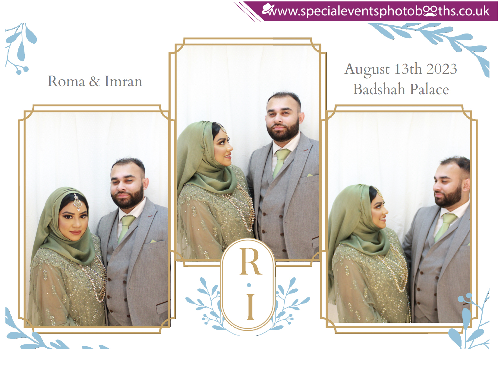 Roma & Imran's Wedding | View more photos from the event at my.specialeventsphotobooths.co.uk/u/SpecialEventsPhotoBooths/Roma-Imrans-Wedding