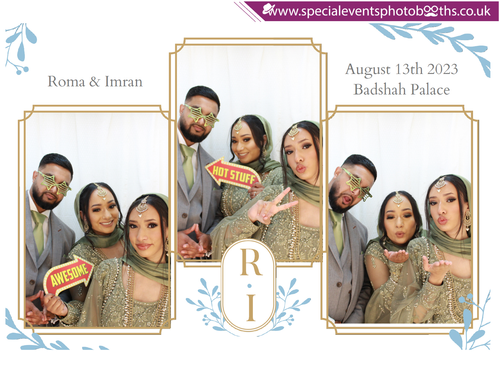 Roma & Imran's Wedding | View more photos from the event at my.specialeventsphotobooths.co.uk/u/SpecialEventsPhotoBooths/Roma-Imrans-Wedding