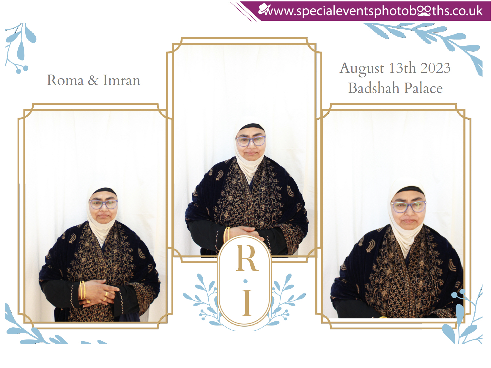 Roma & Imran's Wedding | View more photos from the event at my.specialeventsphotobooths.co.uk/u/SpecialEventsPhotoBooths/Roma-Imrans-Wedding