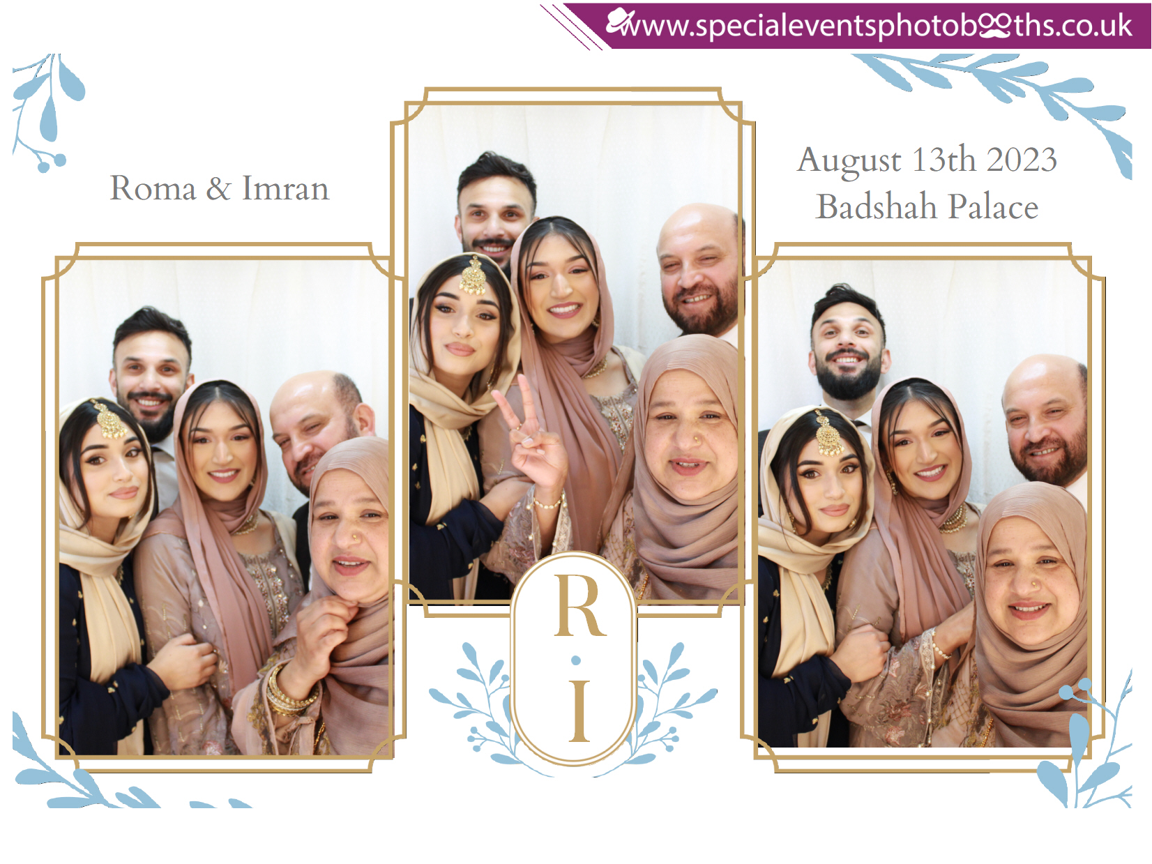 Roma & Imran's Wedding | View more photos from the event at my.specialeventsphotobooths.co.uk/u/SpecialEventsPhotoBooths/Roma-Imrans-Wedding