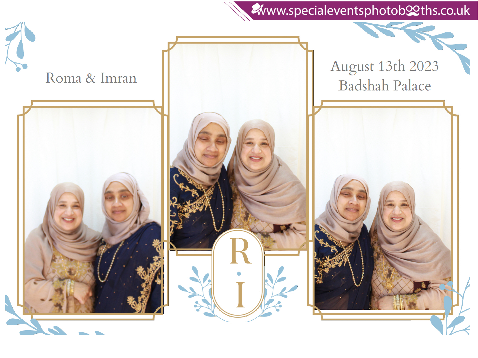 Roma & Imran's Wedding | View more photos from the event at my.specialeventsphotobooths.co.uk/u/SpecialEventsPhotoBooths/Roma-Imrans-Wedding