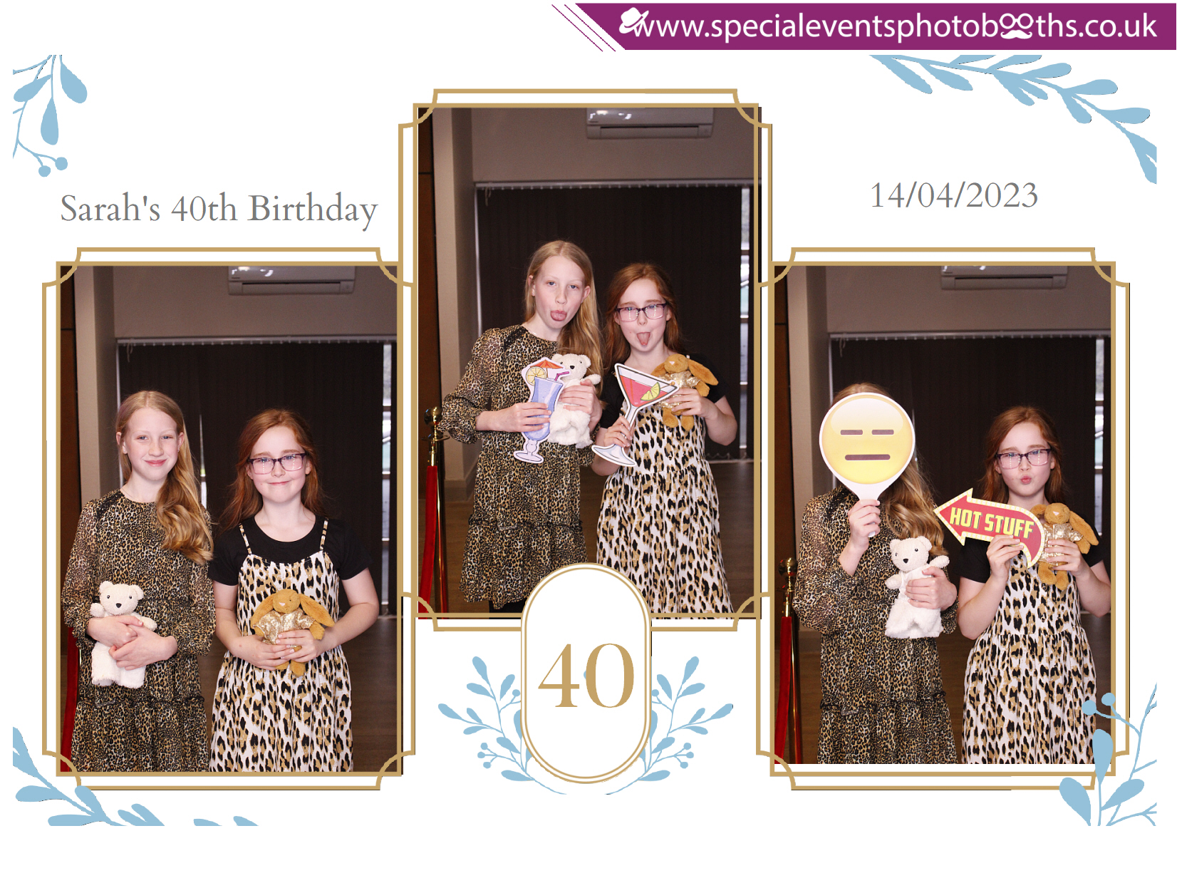 Sarah's 40th Birthday | View more photos from the event at my.specialeventsphotobooths.co.uk/u/SpecialEventsPhotoBooths/Sarahs-40th-Birthday