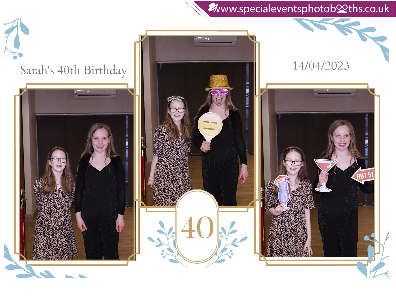 Sarah's 40th Birthday | View more photos from the event at my.specialeventsphotobooths.co.uk/u/SpecialEventsPhotoBooths/Sarahs-40th-Birthday