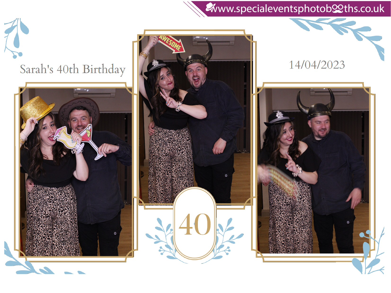 Sarah's 40th Birthday | View more photos from the event at my.specialeventsphotobooths.co.uk/u/SpecialEventsPhotoBooths/Sarahs-40th-Birthday
