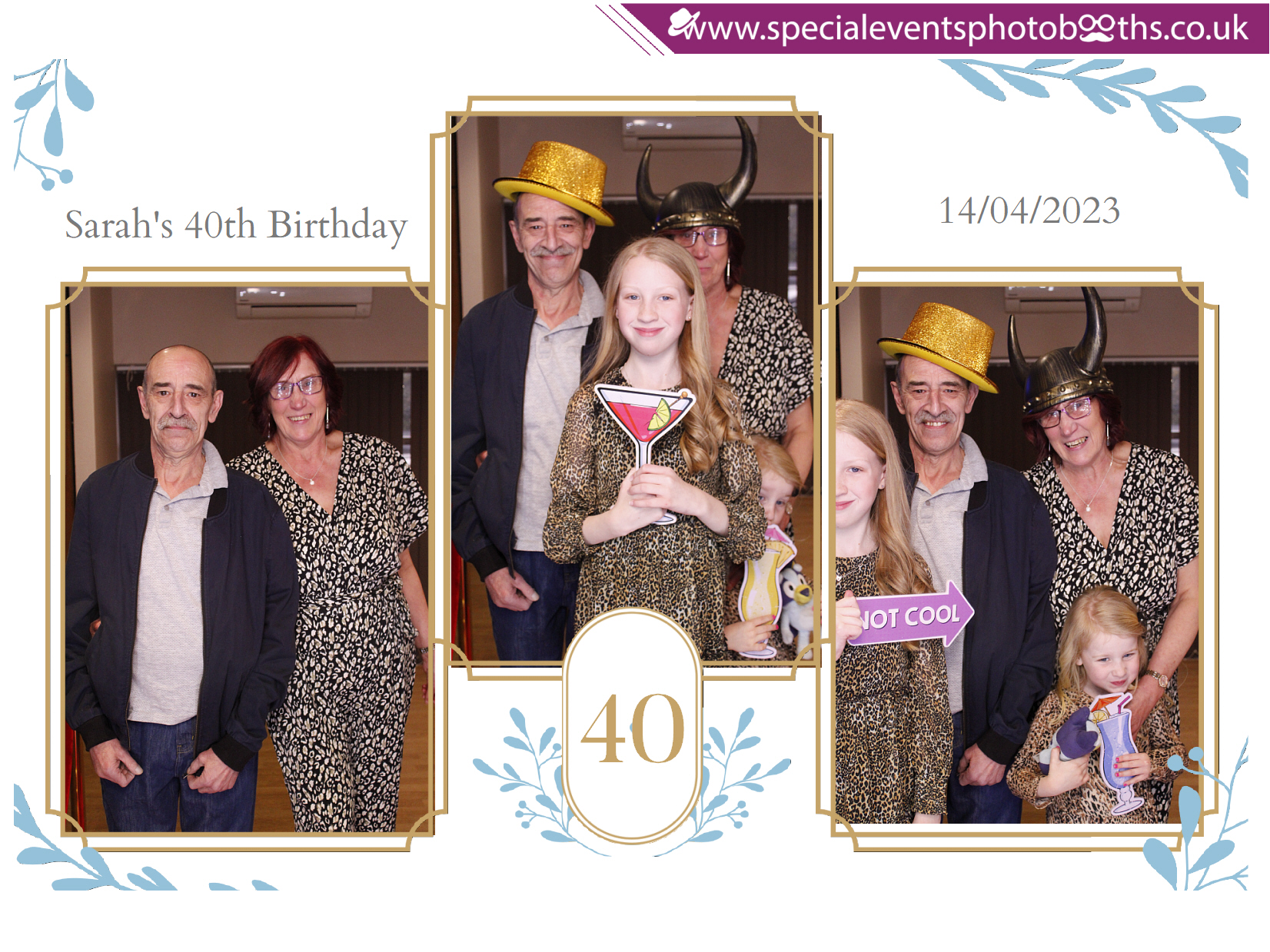Sarah's 40th Birthday | View more photos from the event at my.specialeventsphotobooths.co.uk/u/SpecialEventsPhotoBooths/Sarahs-40th-Birthday