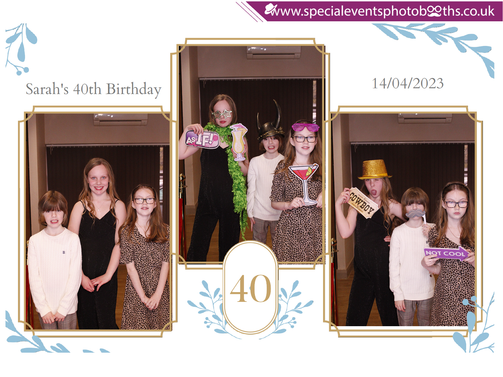 Sarah's 40th Birthday | View more photos from the event at my.specialeventsphotobooths.co.uk/u/SpecialEventsPhotoBooths/Sarahs-40th-Birthday