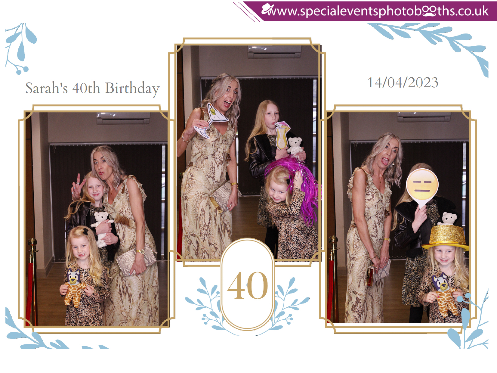 Sarah's 40th Birthday | View more photos from the event at my.specialeventsphotobooths.co.uk/u/SpecialEventsPhotoBooths/Sarahs-40th-Birthday