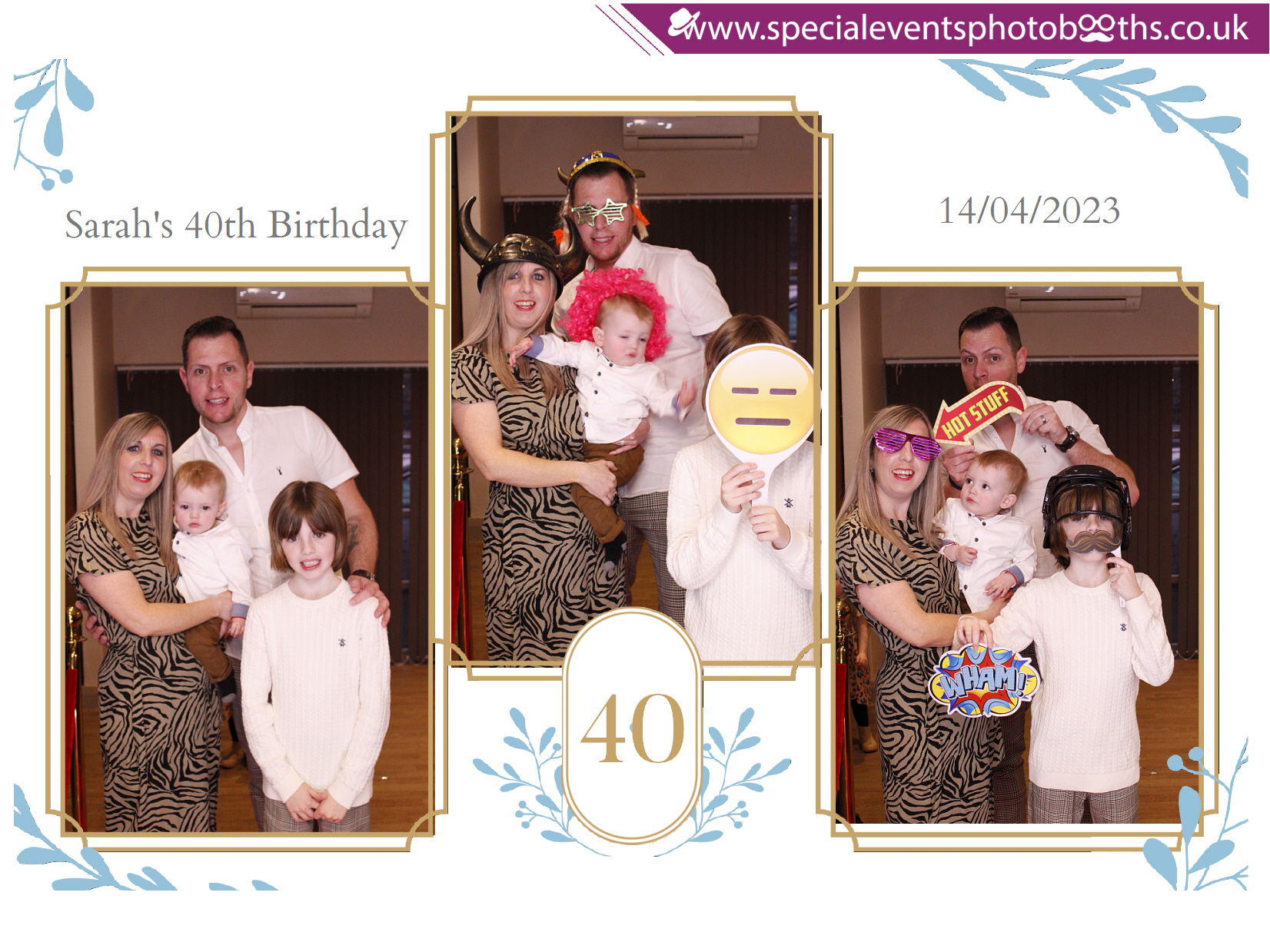 Sarah's 40th Birthday | View more photos from the event at my.specialeventsphotobooths.co.uk/u/SpecialEventsPhotoBooths/Sarahs-40th-Birthday
