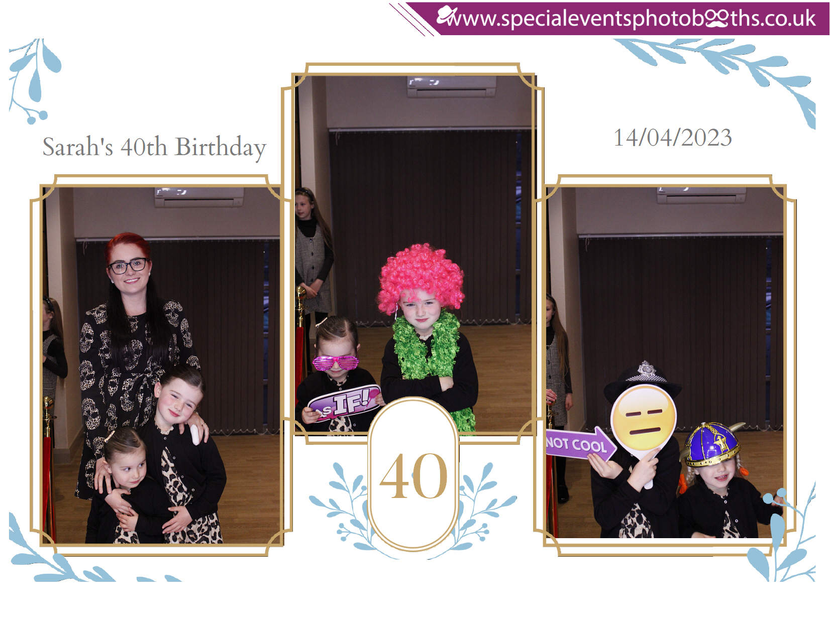 Sarah's 40th Birthday | View more photos from the event at my.specialeventsphotobooths.co.uk/u/SpecialEventsPhotoBooths/Sarahs-40th-Birthday