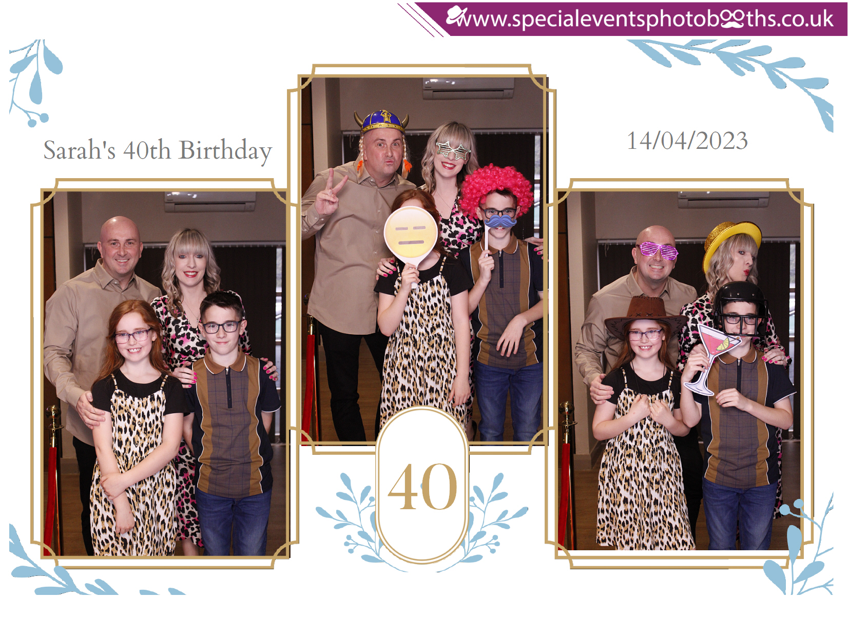 Sarah's 40th Birthday | View more photos from the event at my.specialeventsphotobooths.co.uk/u/SpecialEventsPhotoBooths/Sarahs-40th-Birthday