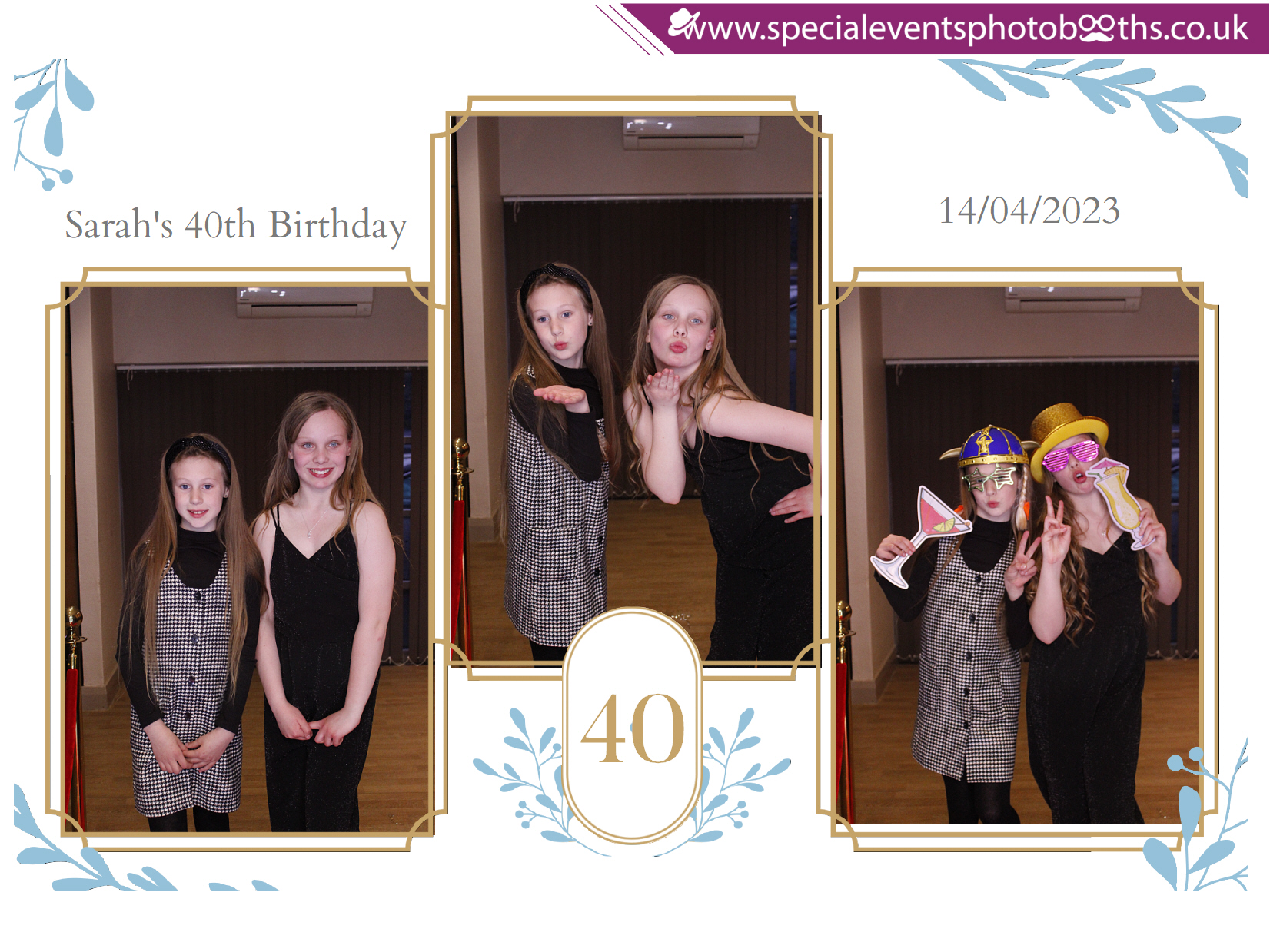 Sarah's 40th Birthday | View more photos from the event at my.specialeventsphotobooths.co.uk/u/SpecialEventsPhotoBooths/Sarahs-40th-Birthday
