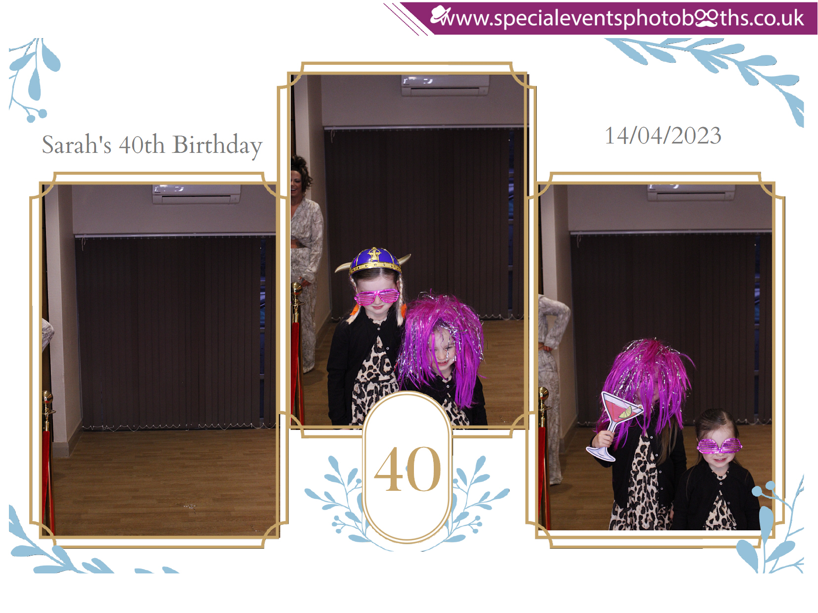 Sarah's 40th Birthday | View more photos from the event at my.specialeventsphotobooths.co.uk/u/SpecialEventsPhotoBooths/Sarahs-40th-Birthday