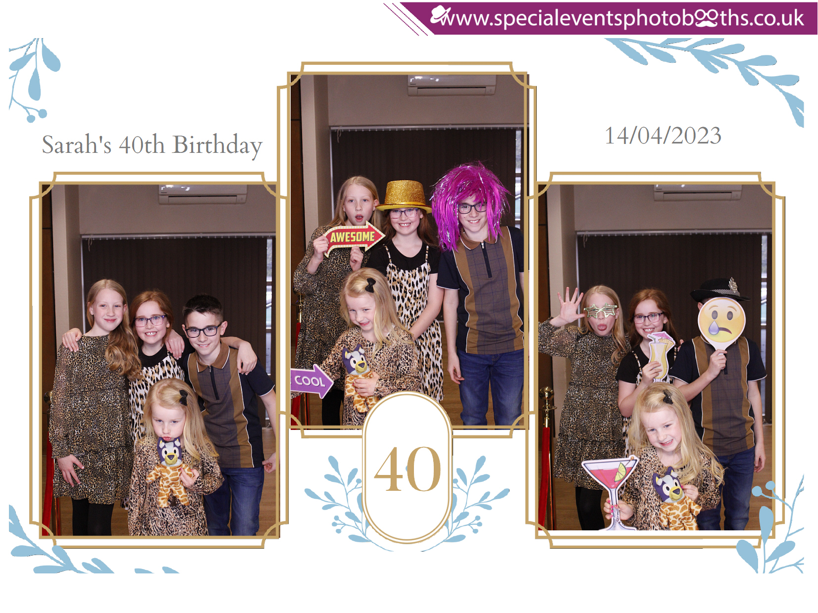 Sarah's 40th Birthday | View more photos from the event at my.specialeventsphotobooths.co.uk/u/SpecialEventsPhotoBooths/Sarahs-40th-Birthday