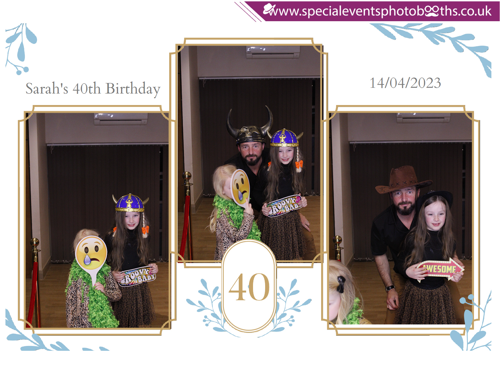 Sarah's 40th Birthday | View more photos from the event at my.specialeventsphotobooths.co.uk/u/SpecialEventsPhotoBooths/Sarahs-40th-Birthday