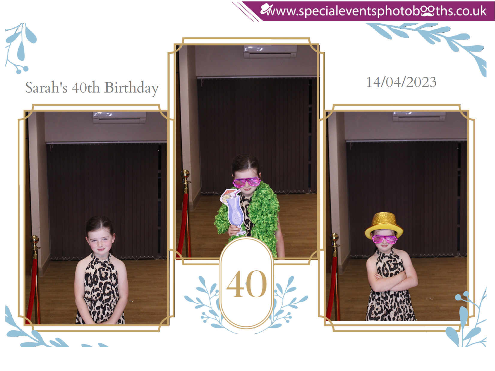 Sarah's 40th Birthday | View more photos from the event at my.specialeventsphotobooths.co.uk/u/SpecialEventsPhotoBooths/Sarahs-40th-Birthday