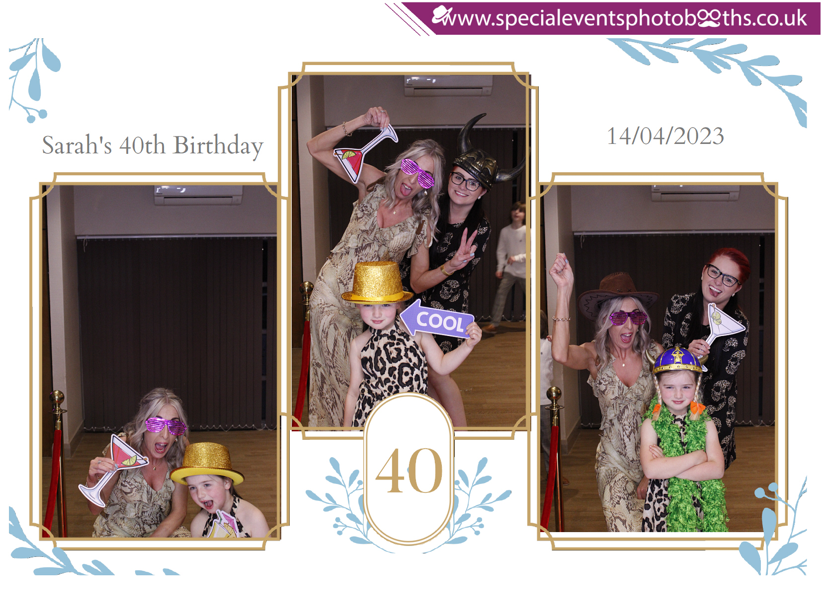 Sarah's 40th Birthday | View more photos from the event at my.specialeventsphotobooths.co.uk/u/SpecialEventsPhotoBooths/Sarahs-40th-Birthday