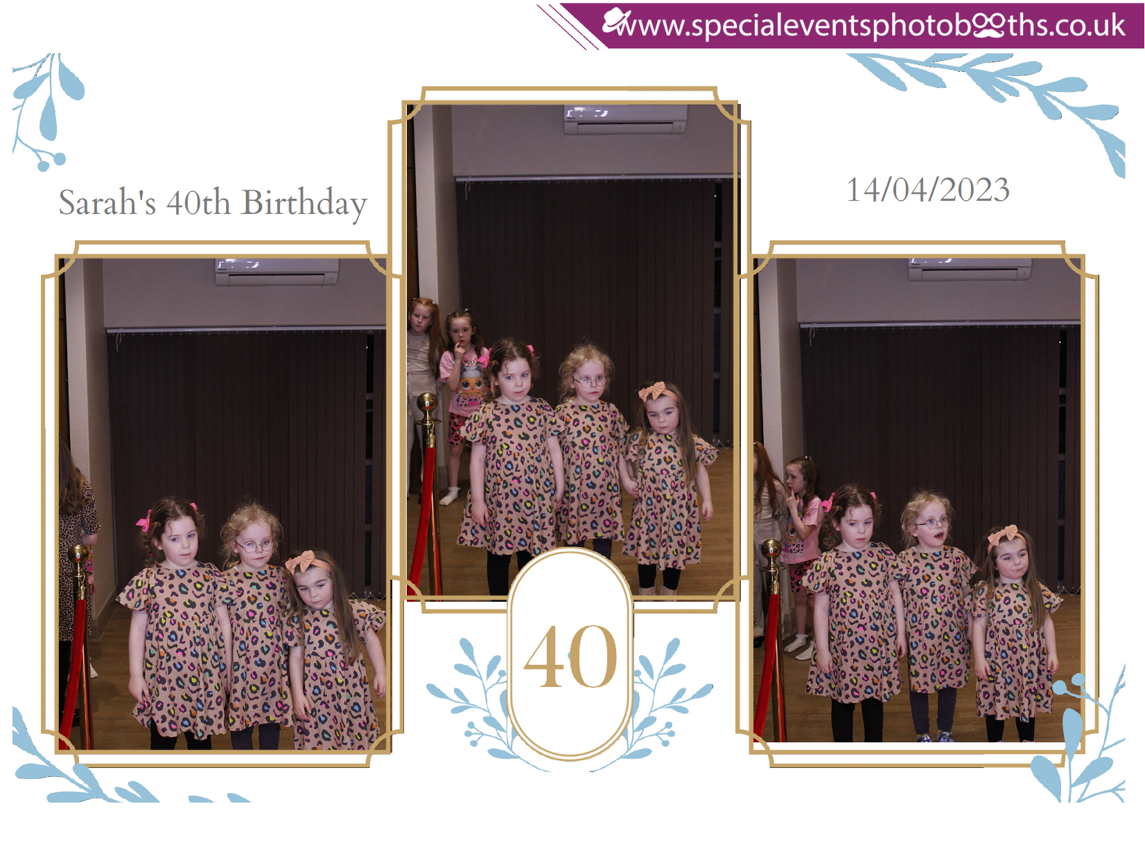 Sarah's 40th Birthday | View more photos from the event at my.specialeventsphotobooths.co.uk/u/SpecialEventsPhotoBooths/Sarahs-40th-Birthday