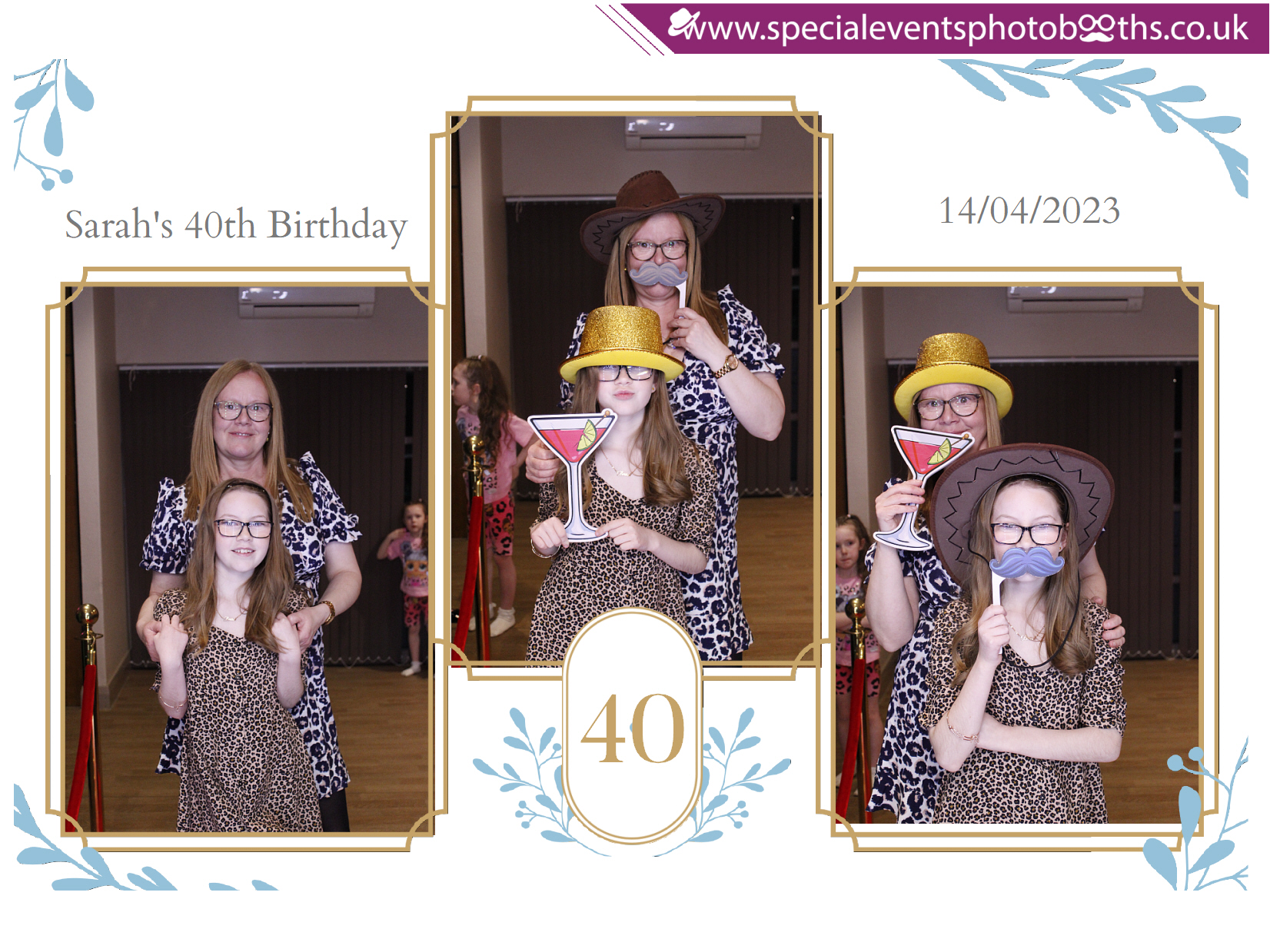 Sarah's 40th Birthday | View more photos from the event at my.specialeventsphotobooths.co.uk/u/SpecialEventsPhotoBooths/Sarahs-40th-Birthday