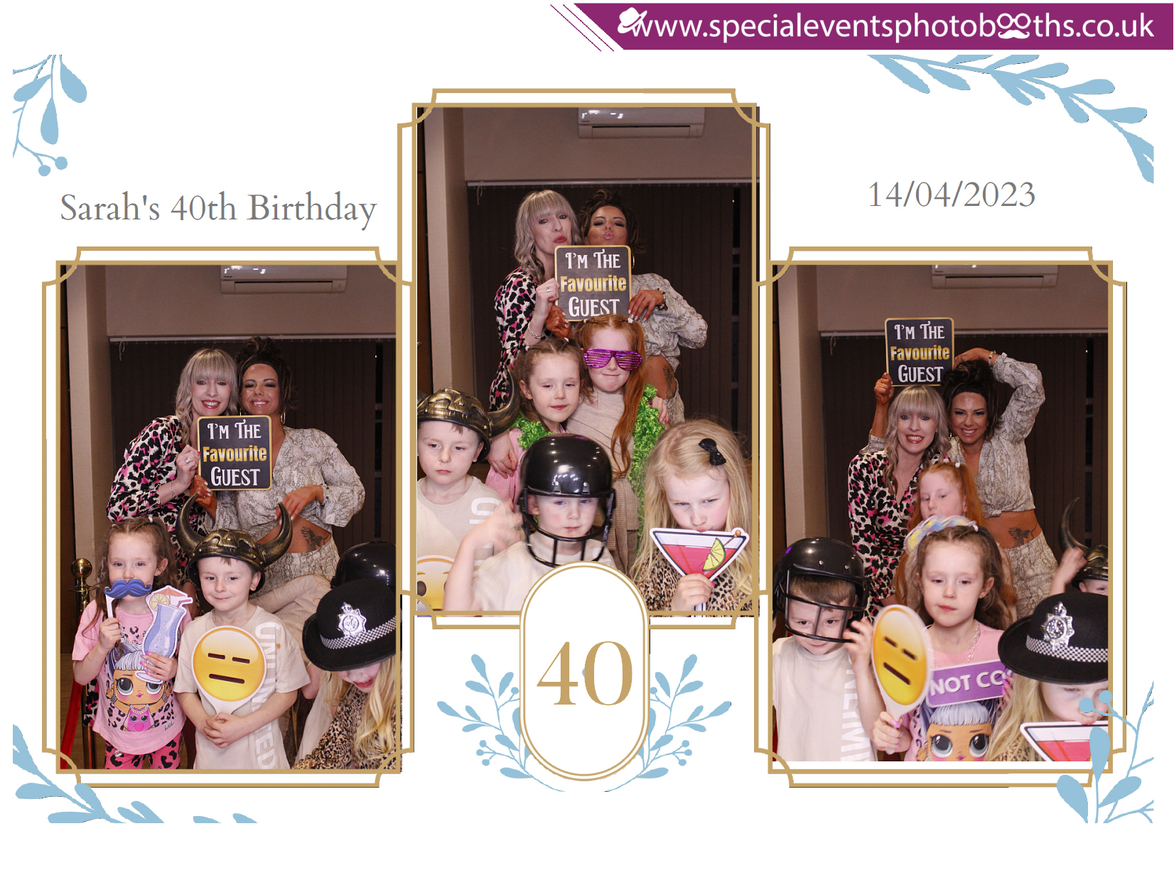 Sarah's 40th Birthday | View more photos from the event at my.specialeventsphotobooths.co.uk/u/SpecialEventsPhotoBooths/Sarahs-40th-Birthday