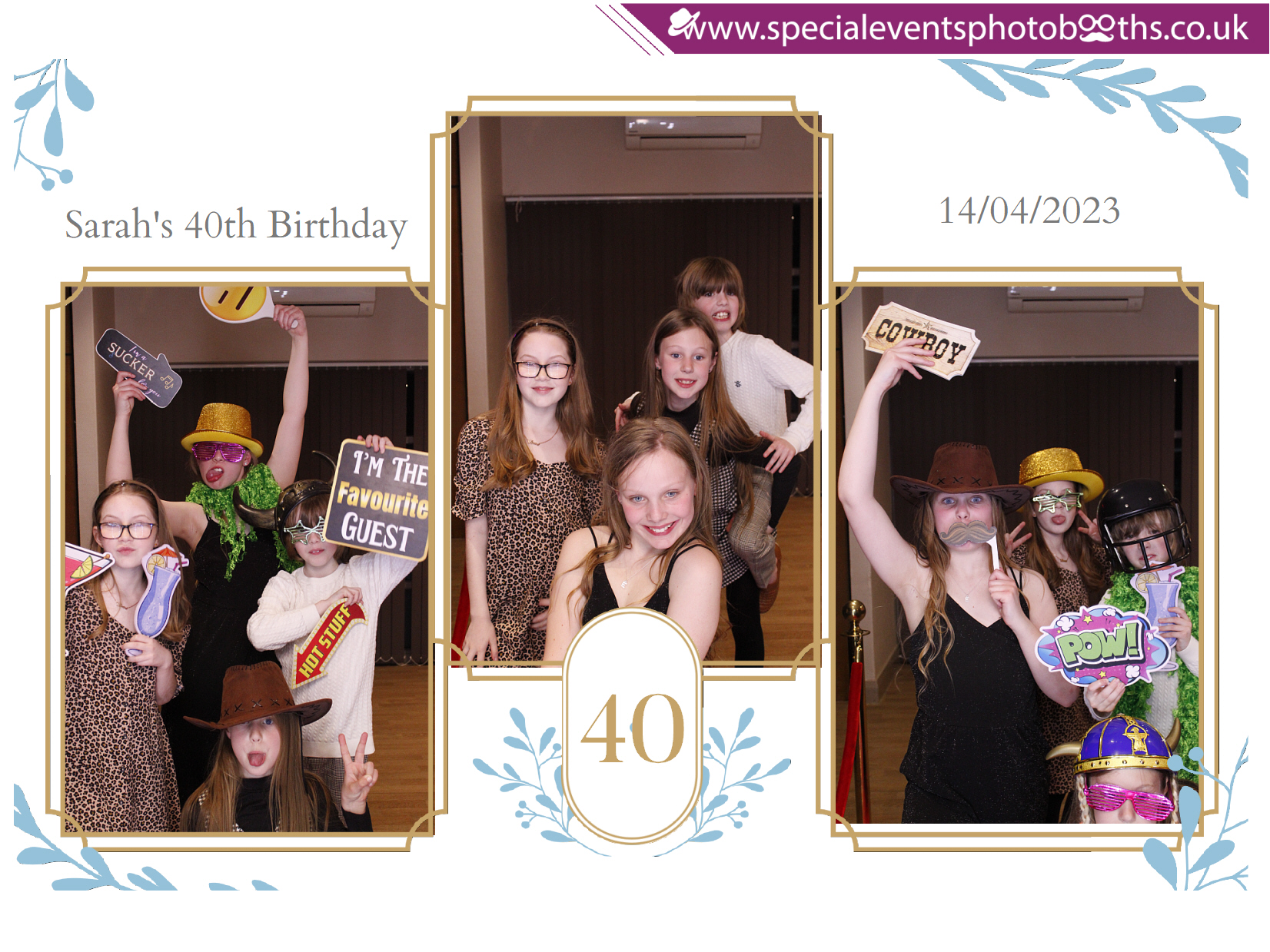 Sarah's 40th Birthday | View more photos from the event at my.specialeventsphotobooths.co.uk/u/SpecialEventsPhotoBooths/Sarahs-40th-Birthday