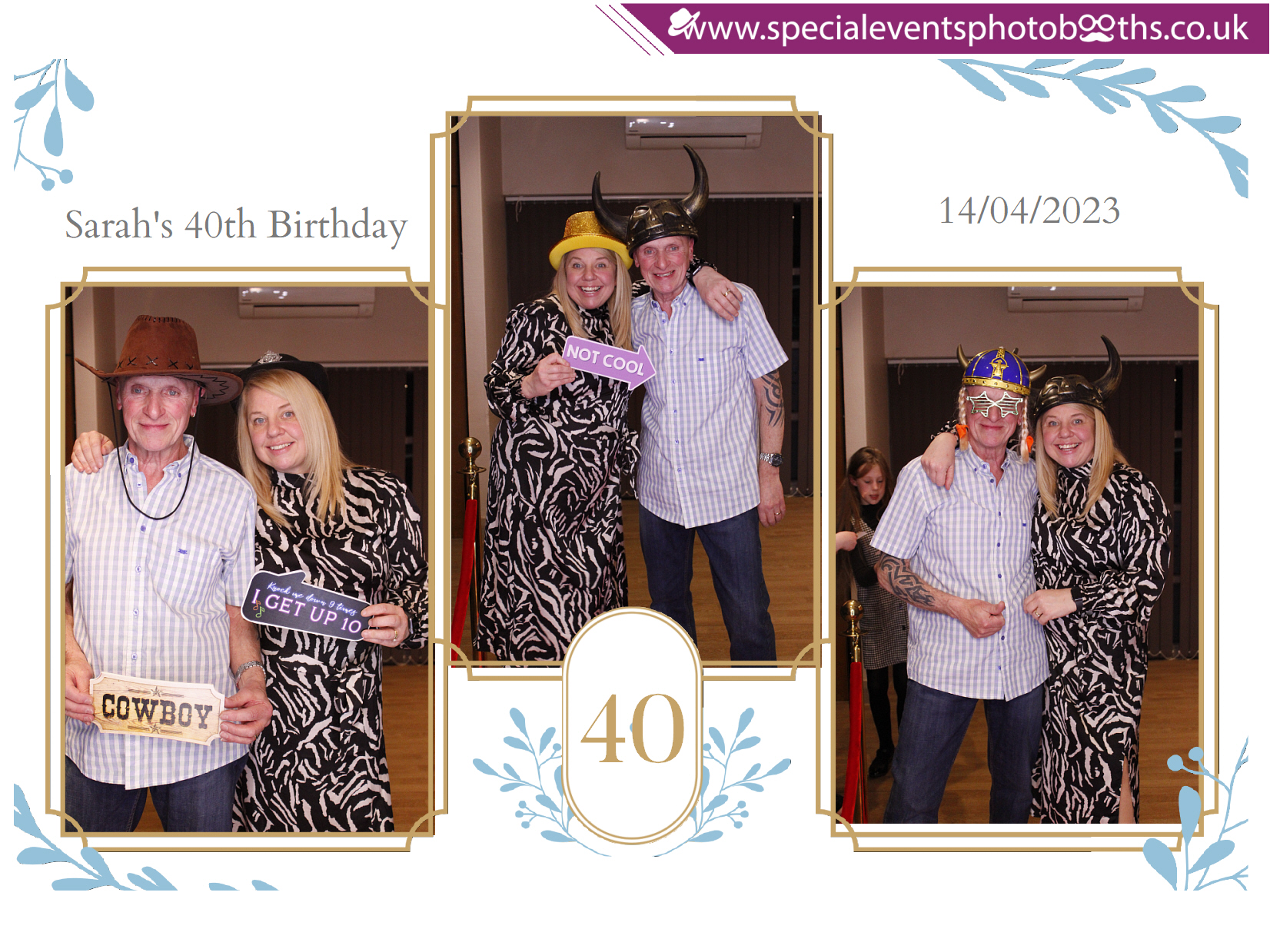 Sarah's 40th Birthday | View more photos from the event at my.specialeventsphotobooths.co.uk/u/SpecialEventsPhotoBooths/Sarahs-40th-Birthday