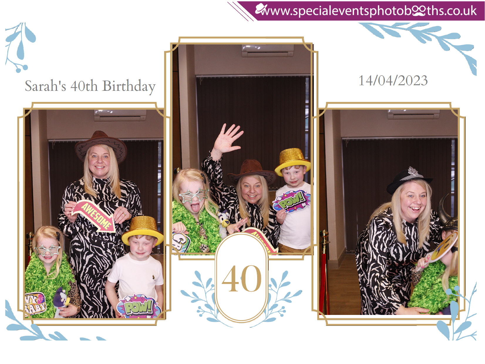Sarah's 40th Birthday | View more photos from the event at my.specialeventsphotobooths.co.uk/u/SpecialEventsPhotoBooths/Sarahs-40th-Birthday