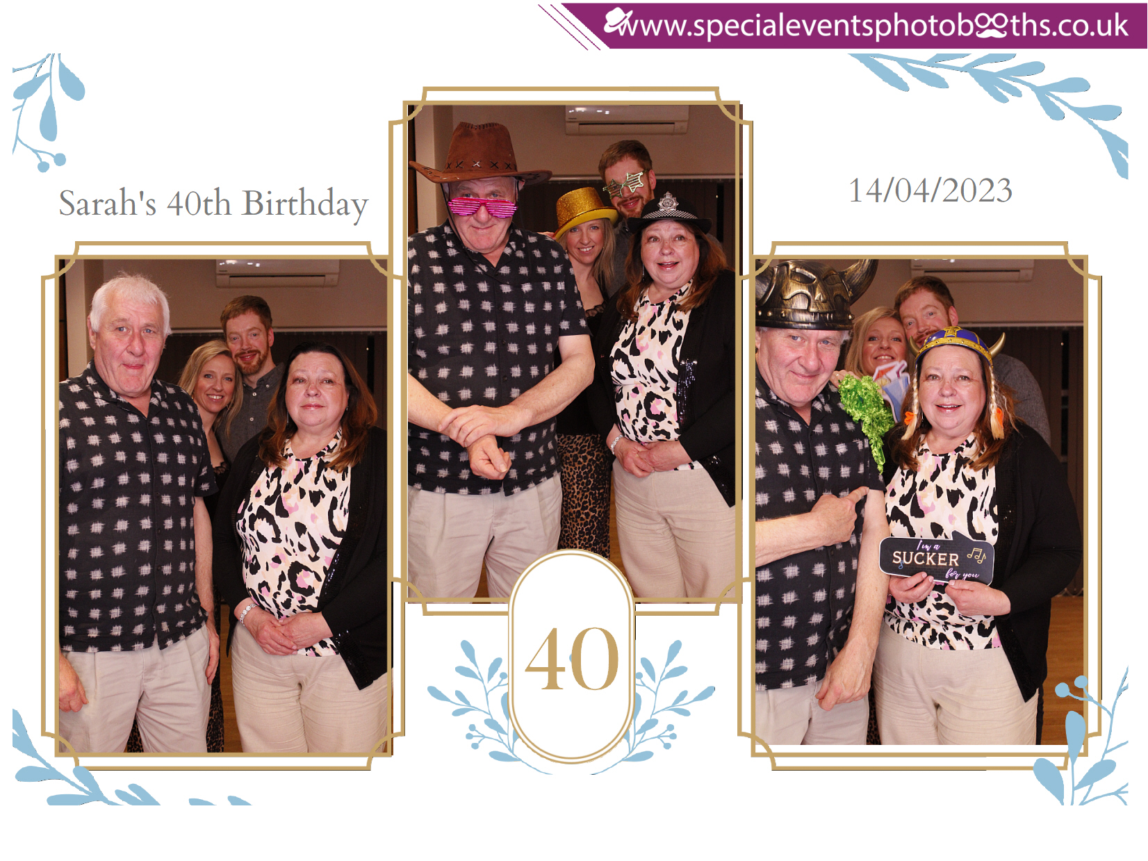 Sarah's 40th Birthday | View more photos from the event at my.specialeventsphotobooths.co.uk/u/SpecialEventsPhotoBooths/Sarahs-40th-Birthday