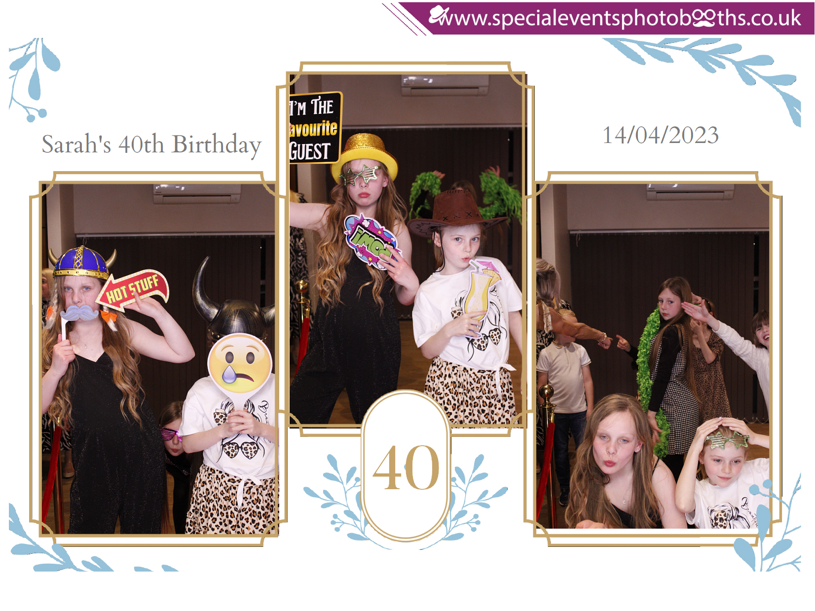 Sarah's 40th Birthday | View more photos from the event at my.specialeventsphotobooths.co.uk/u/SpecialEventsPhotoBooths/Sarahs-40th-Birthday