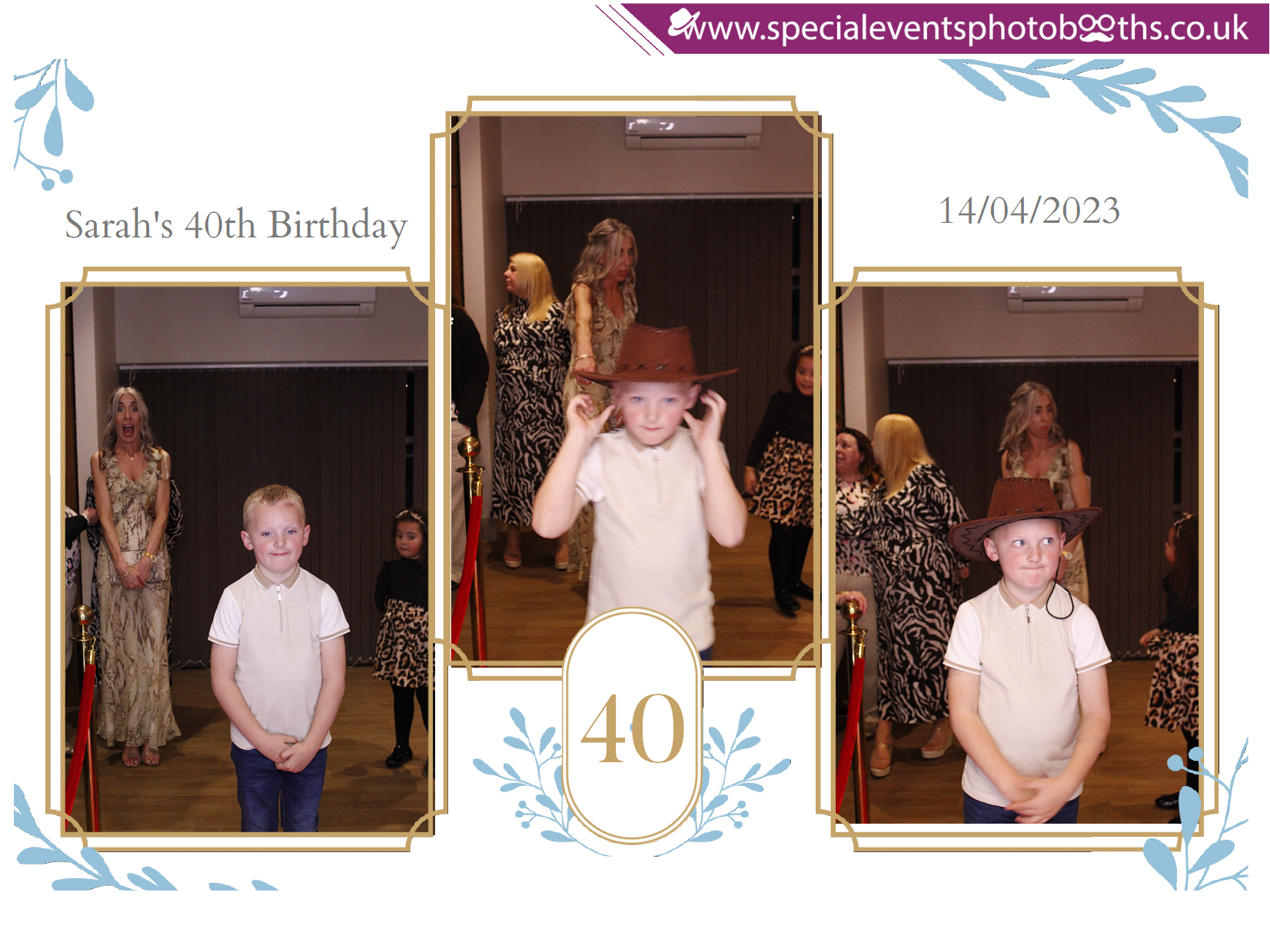 Sarah's 40th Birthday | View more photos from the event at my.specialeventsphotobooths.co.uk/u/SpecialEventsPhotoBooths/Sarahs-40th-Birthday