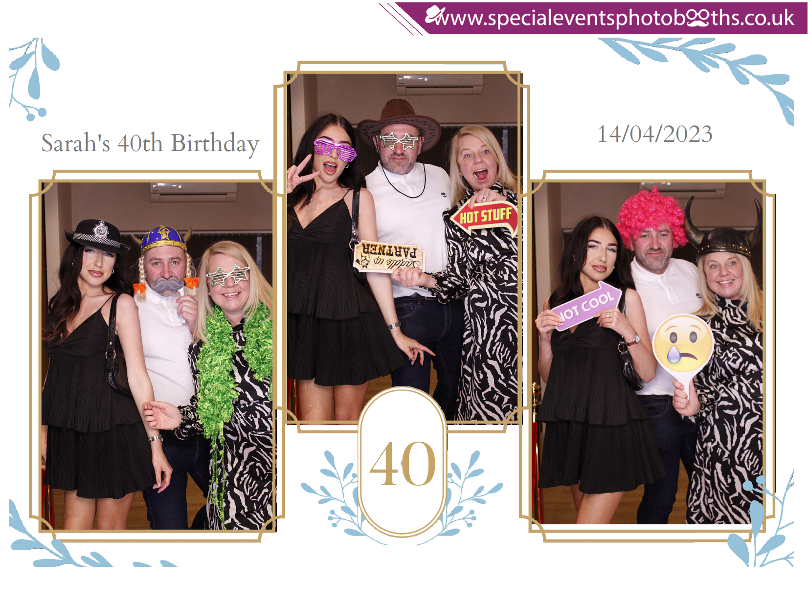 Sarah's 40th Birthday | View more photos from the event at my.specialeventsphotobooths.co.uk/u/SpecialEventsPhotoBooths/Sarahs-40th-Birthday