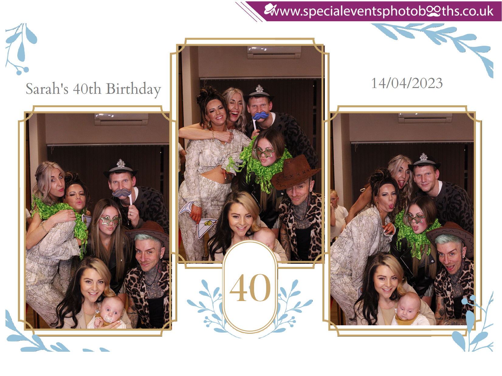 Sarah's 40th Birthday | View more photos from the event at my.specialeventsphotobooths.co.uk/u/SpecialEventsPhotoBooths/Sarahs-40th-Birthday
