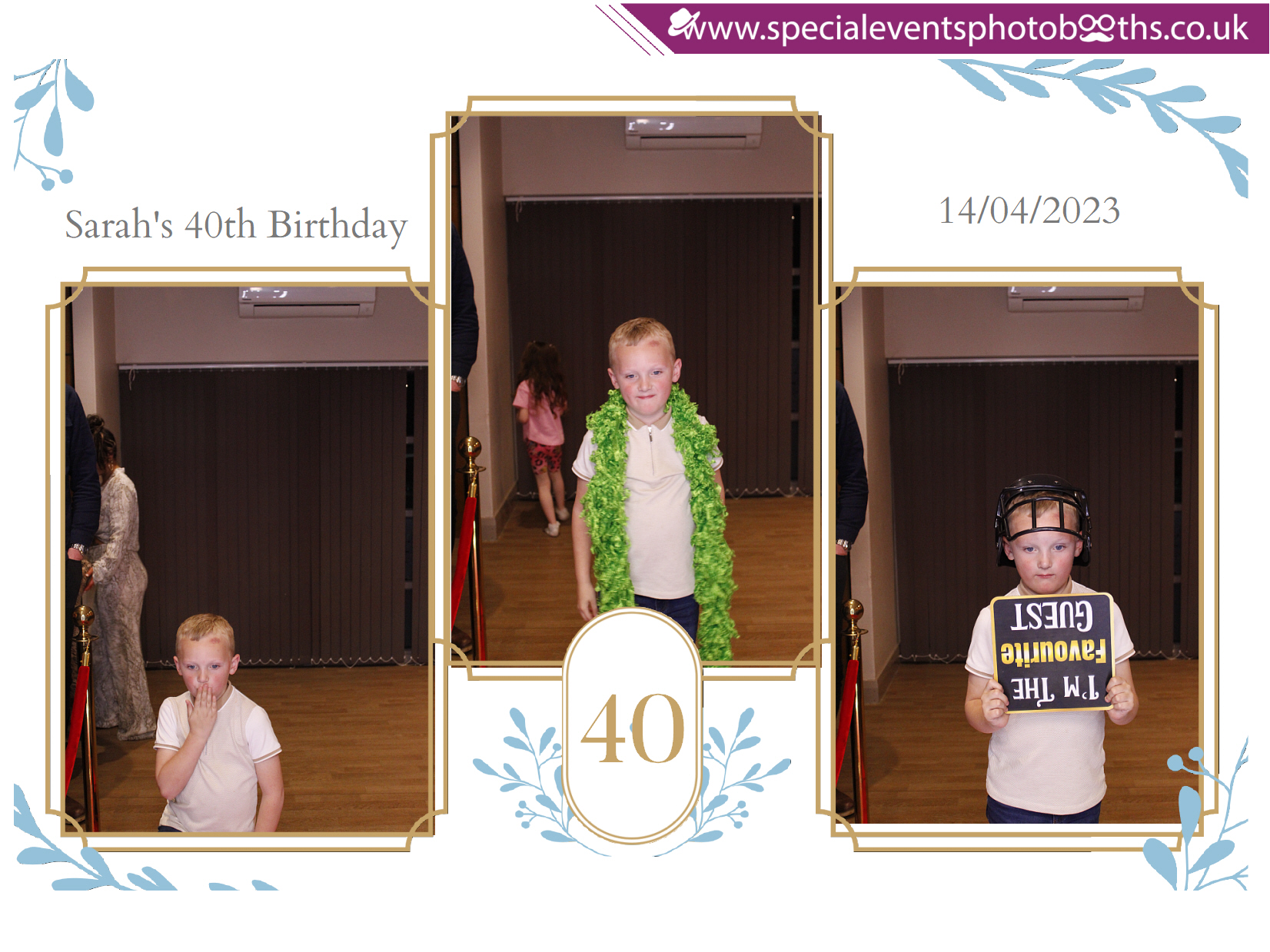 Sarah's 40th Birthday | View more photos from the event at my.specialeventsphotobooths.co.uk/u/SpecialEventsPhotoBooths/Sarahs-40th-Birthday