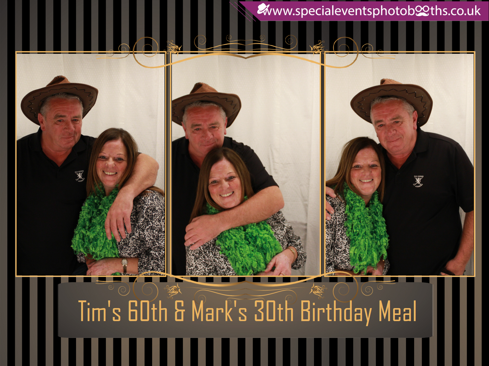 Tim's 60th and Mark's 30th Birthday meal | View more photos from the event at my.specialeventsphotobooths.co.uk/u/SpecialEventsPhotoBooths/Tims-60th-and-Marks-30th-Birthday-meal