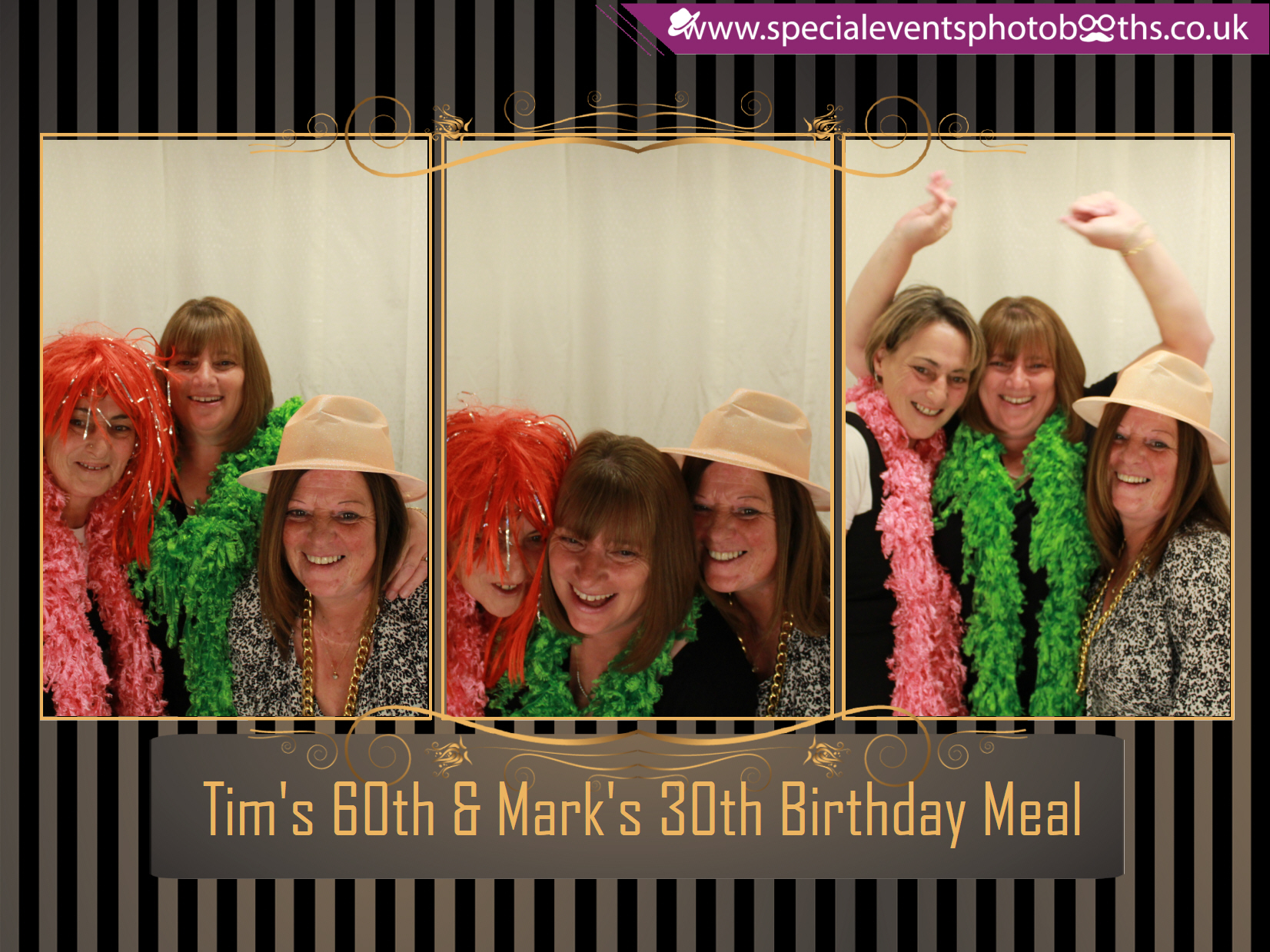 Tim's 60th and Mark's 30th Birthday meal | View more photos from the event at my.specialeventsphotobooths.co.uk/u/SpecialEventsPhotoBooths/Tims-60th-and-Marks-30th-Birthday-meal