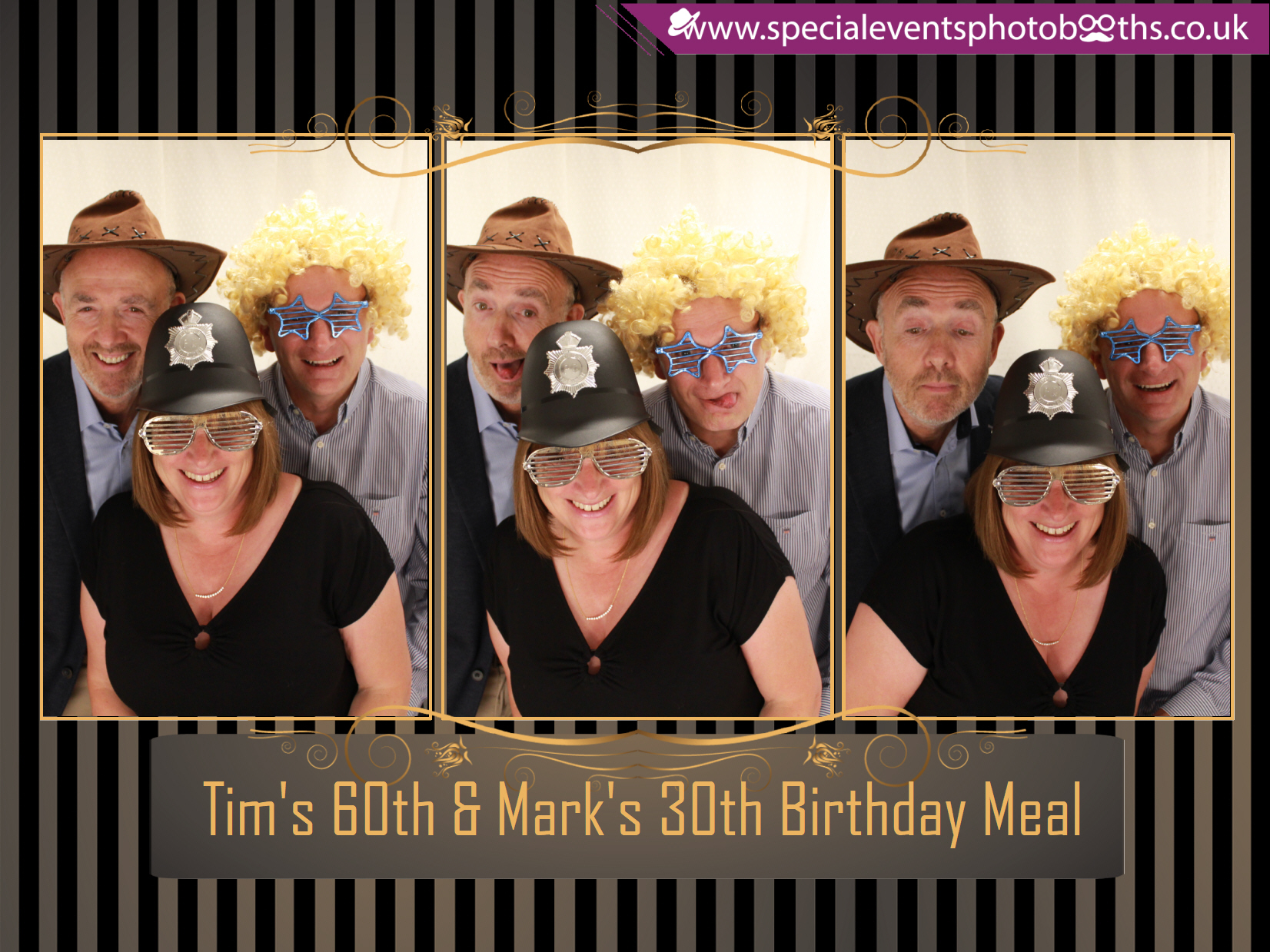 Tim's 60th and Mark's 30th Birthday meal | View more photos from the event at my.specialeventsphotobooths.co.uk/u/SpecialEventsPhotoBooths/Tims-60th-and-Marks-30th-Birthday-meal