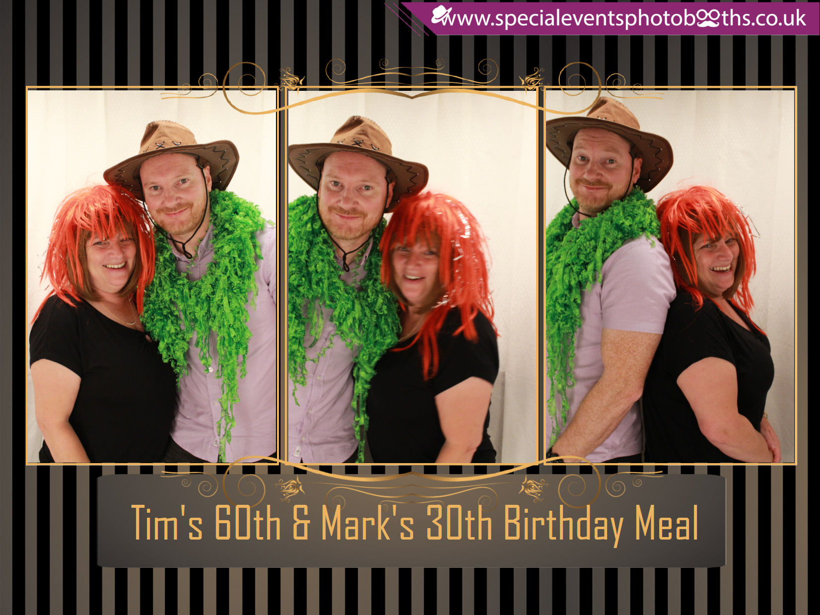Tim's 60th and Mark's 30th Birthday meal | View more photos from the event at my.specialeventsphotobooths.co.uk/u/SpecialEventsPhotoBooths/Tims-60th-and-Marks-30th-Birthday-meal