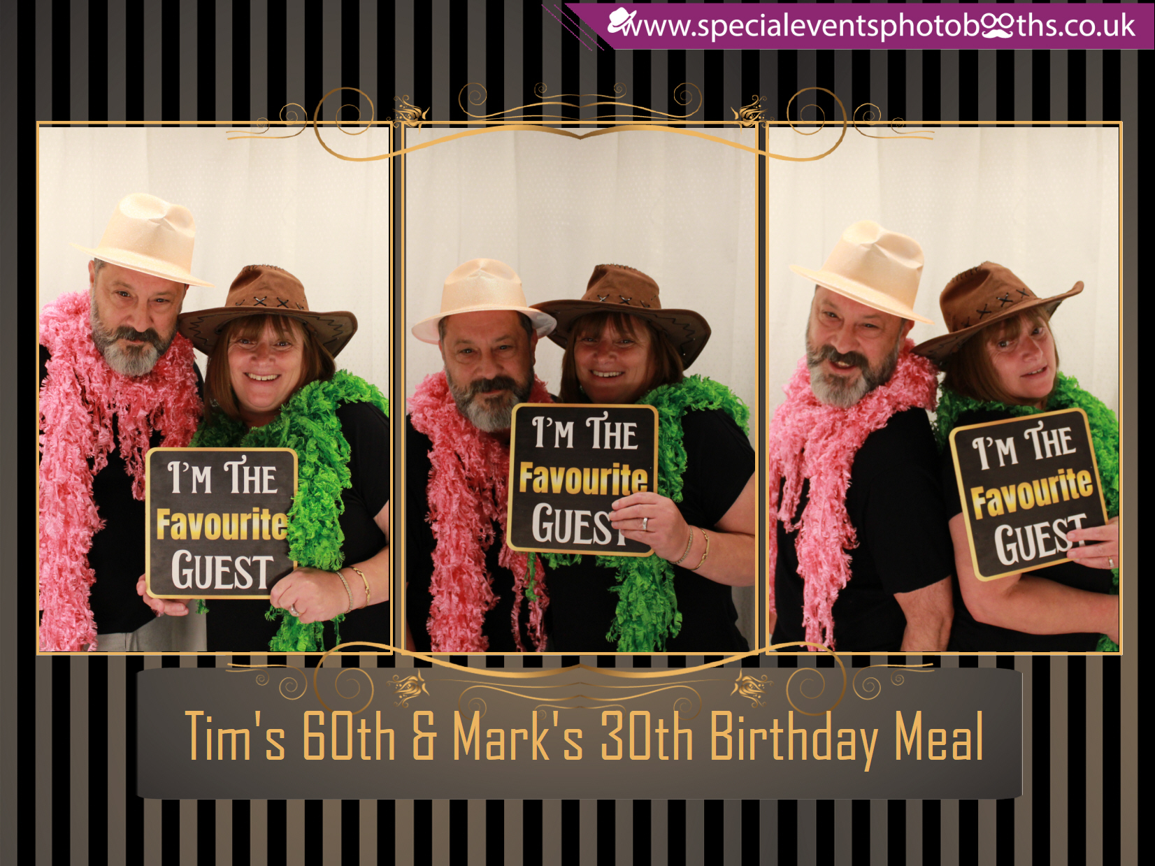 Tim's 60th and Mark's 30th Birthday meal | View more photos from the event at my.specialeventsphotobooths.co.uk/u/SpecialEventsPhotoBooths/Tims-60th-and-Marks-30th-Birthday-meal