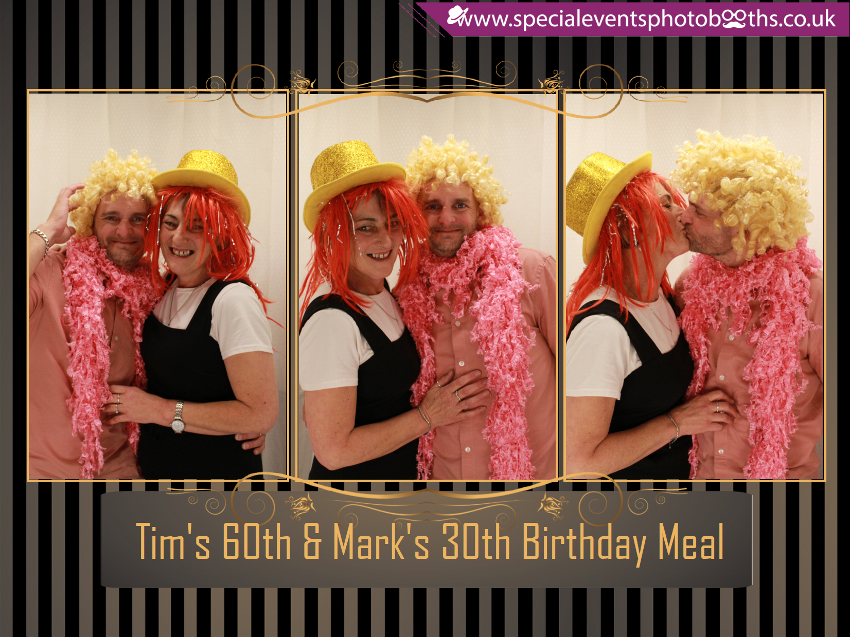 Tim's 60th and Mark's 30th Birthday meal | View more photos from the event at my.specialeventsphotobooths.co.uk/u/SpecialEventsPhotoBooths/Tims-60th-and-Marks-30th-Birthday-meal