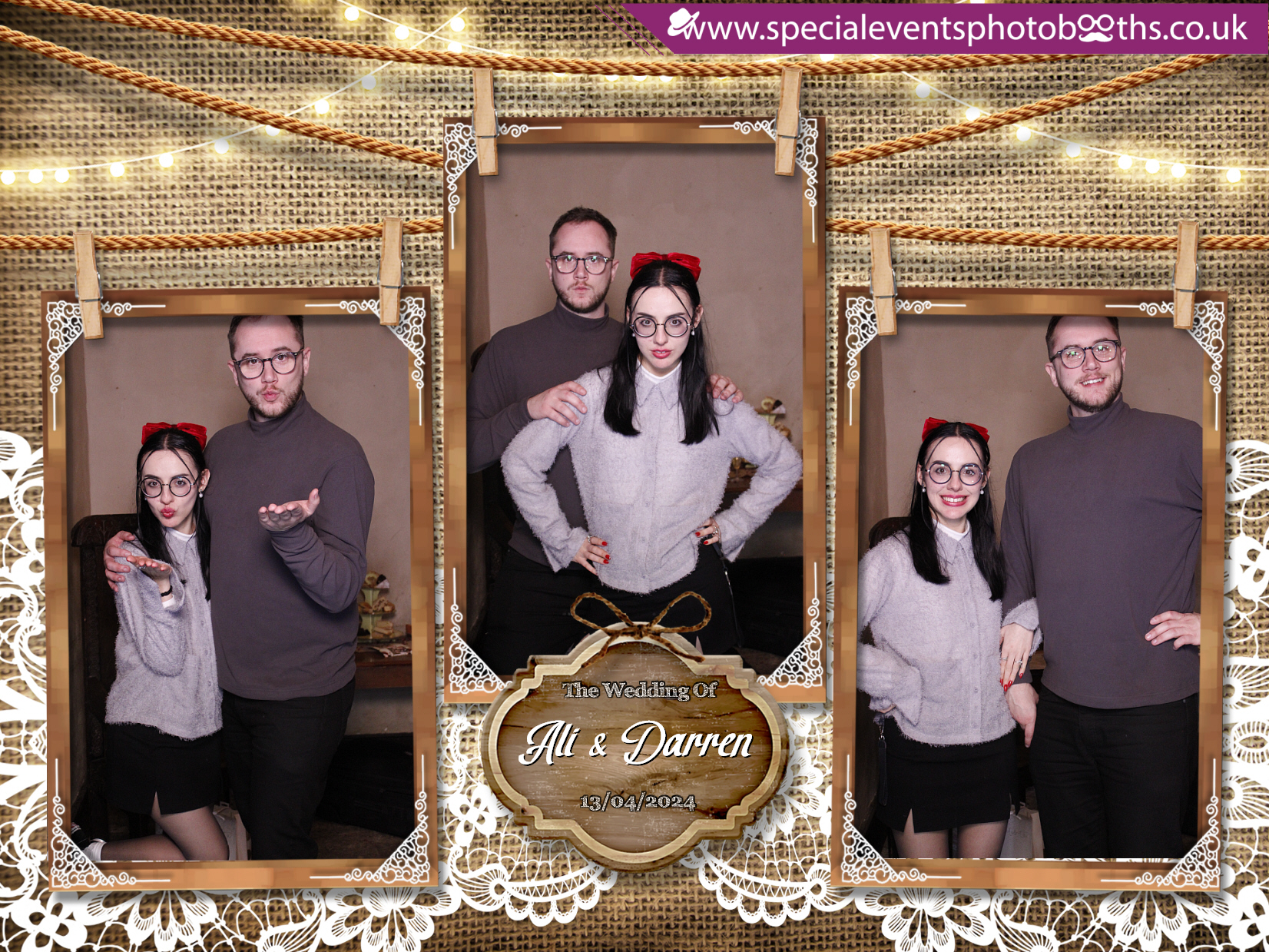 Ali & Darren's Wedding | View more photos from the event at my.specialeventsphotobooths.co.uk/u/SpecialEventsPhotoBooths/Ali-Darrens-Wedding