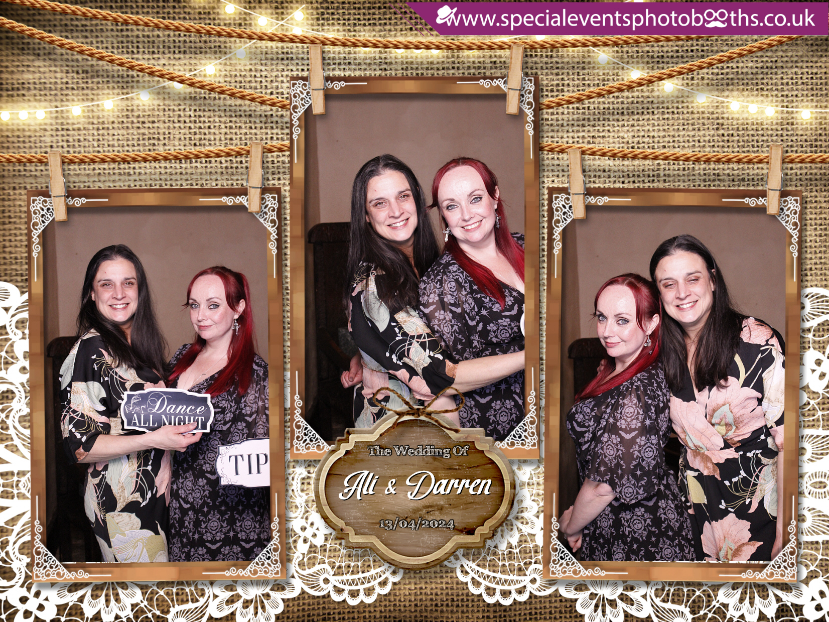 Ali & Darren's Wedding | View more photos from the event at my.specialeventsphotobooths.co.uk/u/SpecialEventsPhotoBooths/Ali-Darrens-Wedding