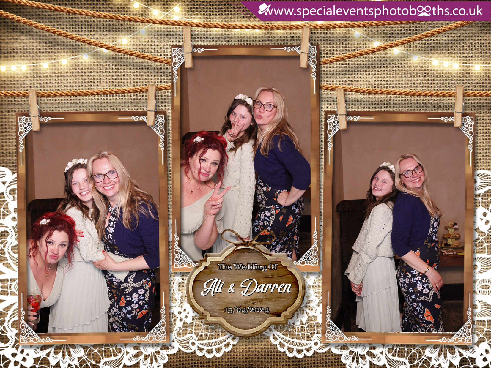 Ali & Darren's Wedding | View more photos from the event at my.specialeventsphotobooths.co.uk/u/SpecialEventsPhotoBooths/Ali-Darrens-Wedding