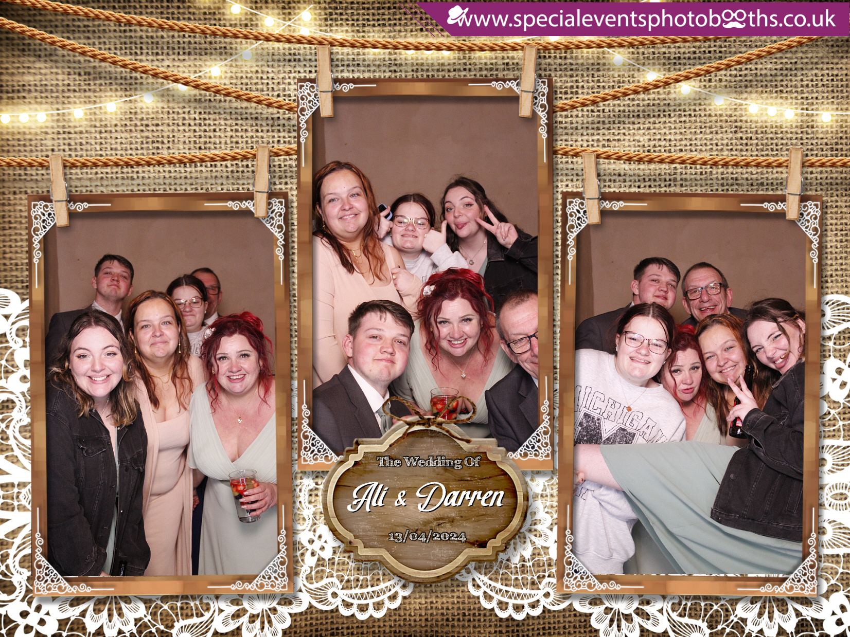 Ali & Darren's Wedding | View more photos from the event at my.specialeventsphotobooths.co.uk/u/SpecialEventsPhotoBooths/Ali-Darrens-Wedding