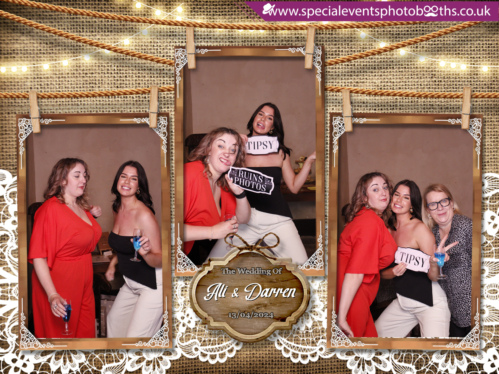Ali & Darren's Wedding | View more photos from the event at my.specialeventsphotobooths.co.uk/u/SpecialEventsPhotoBooths/Ali-Darrens-Wedding