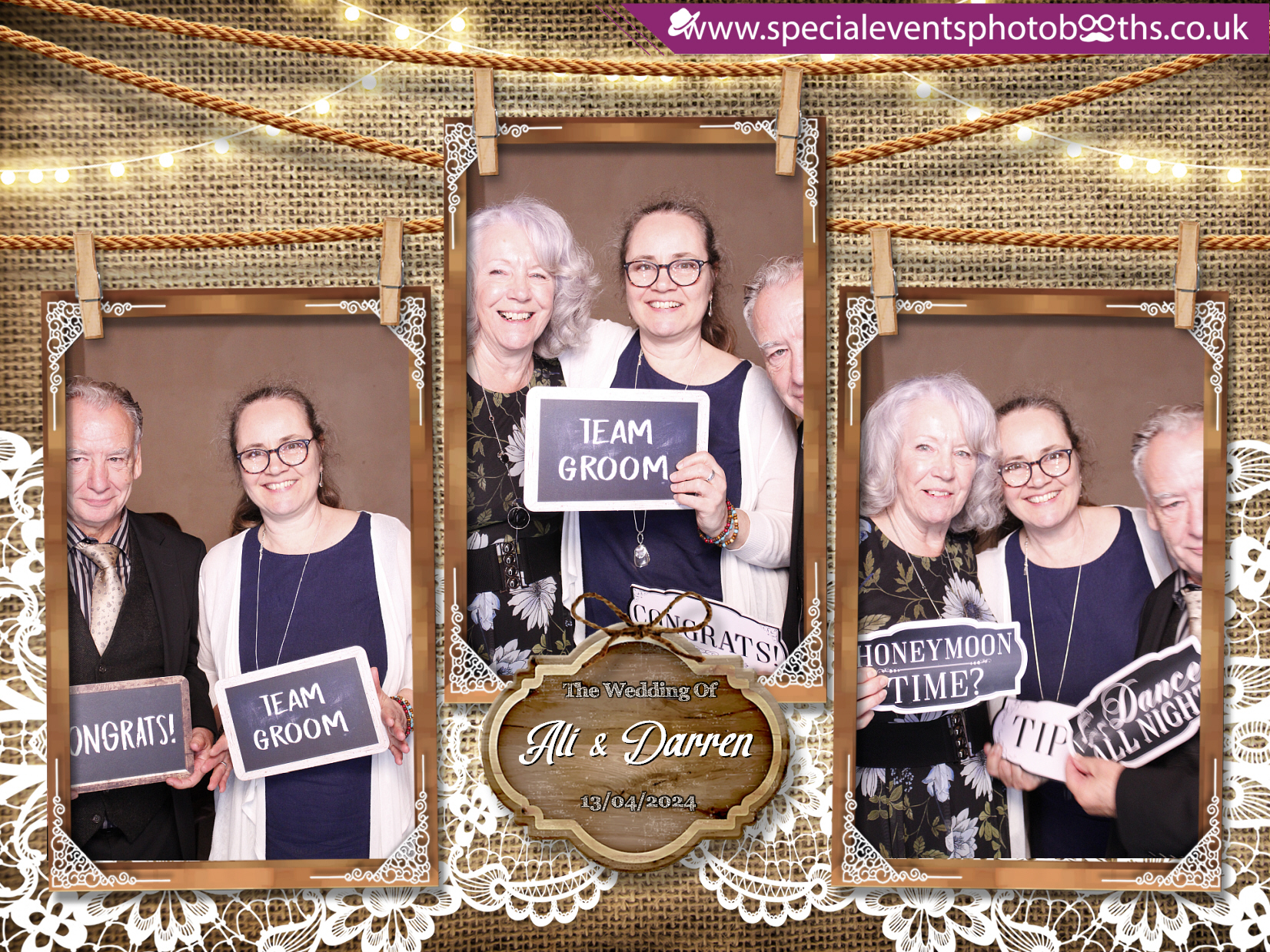Ali & Darren's Wedding | View more photos from the event at my.specialeventsphotobooths.co.uk/u/SpecialEventsPhotoBooths/Ali-Darrens-Wedding